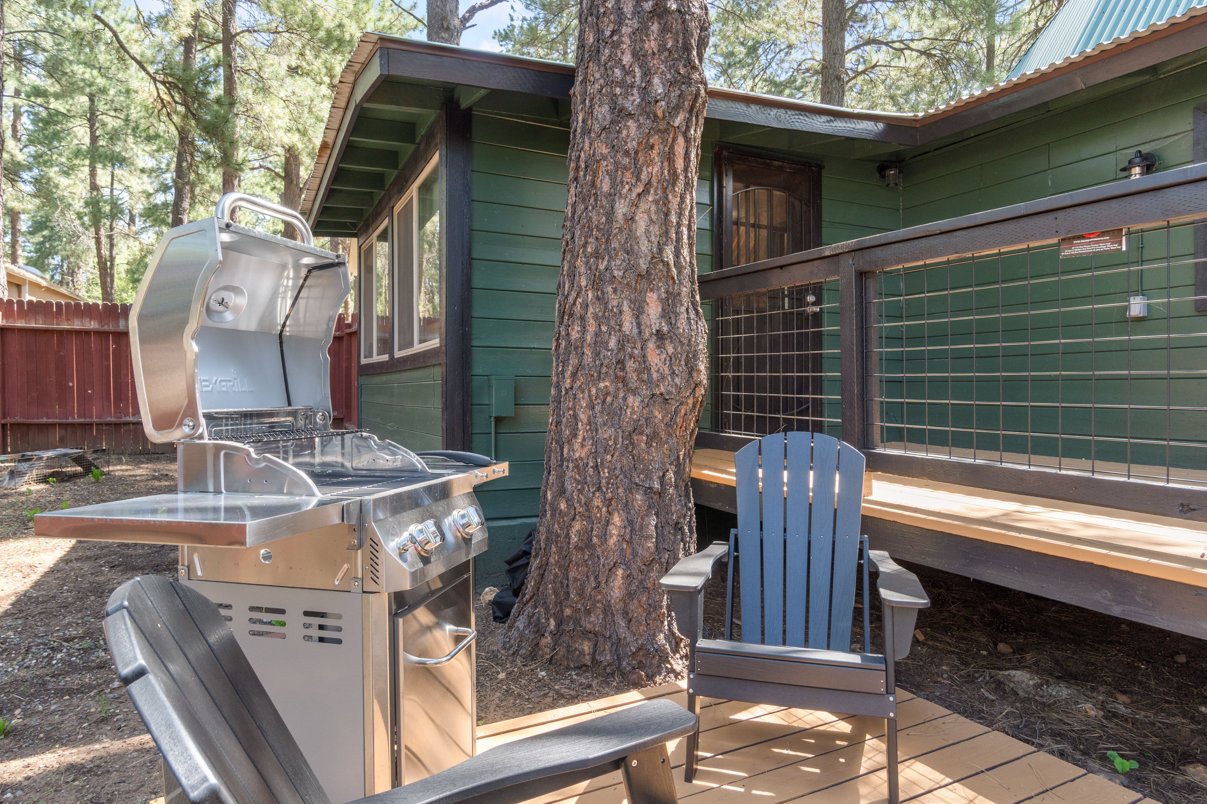 Fully Fenced Backyard | Gas Grill