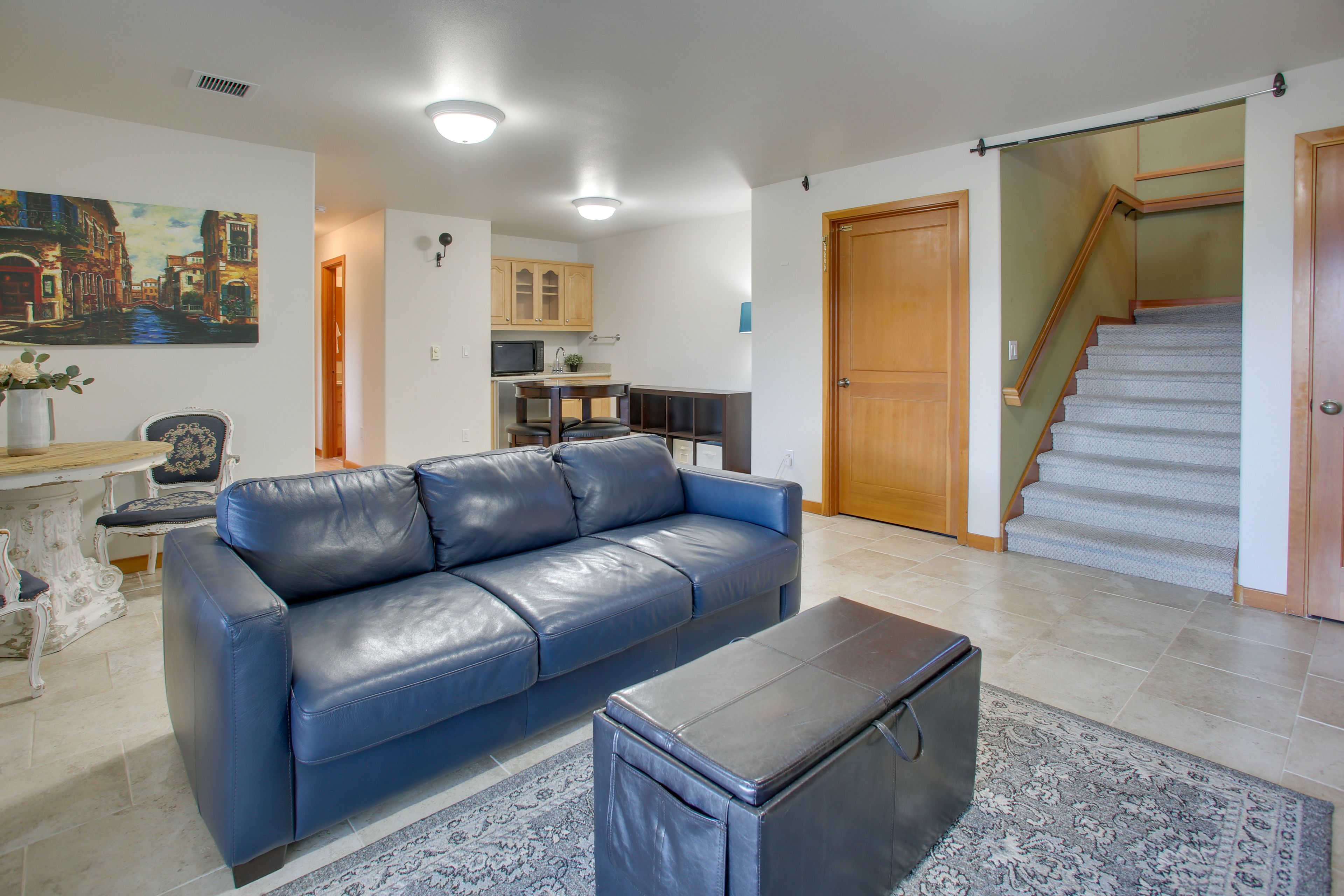 Living Room | Sleeper Sofa | Lower Level