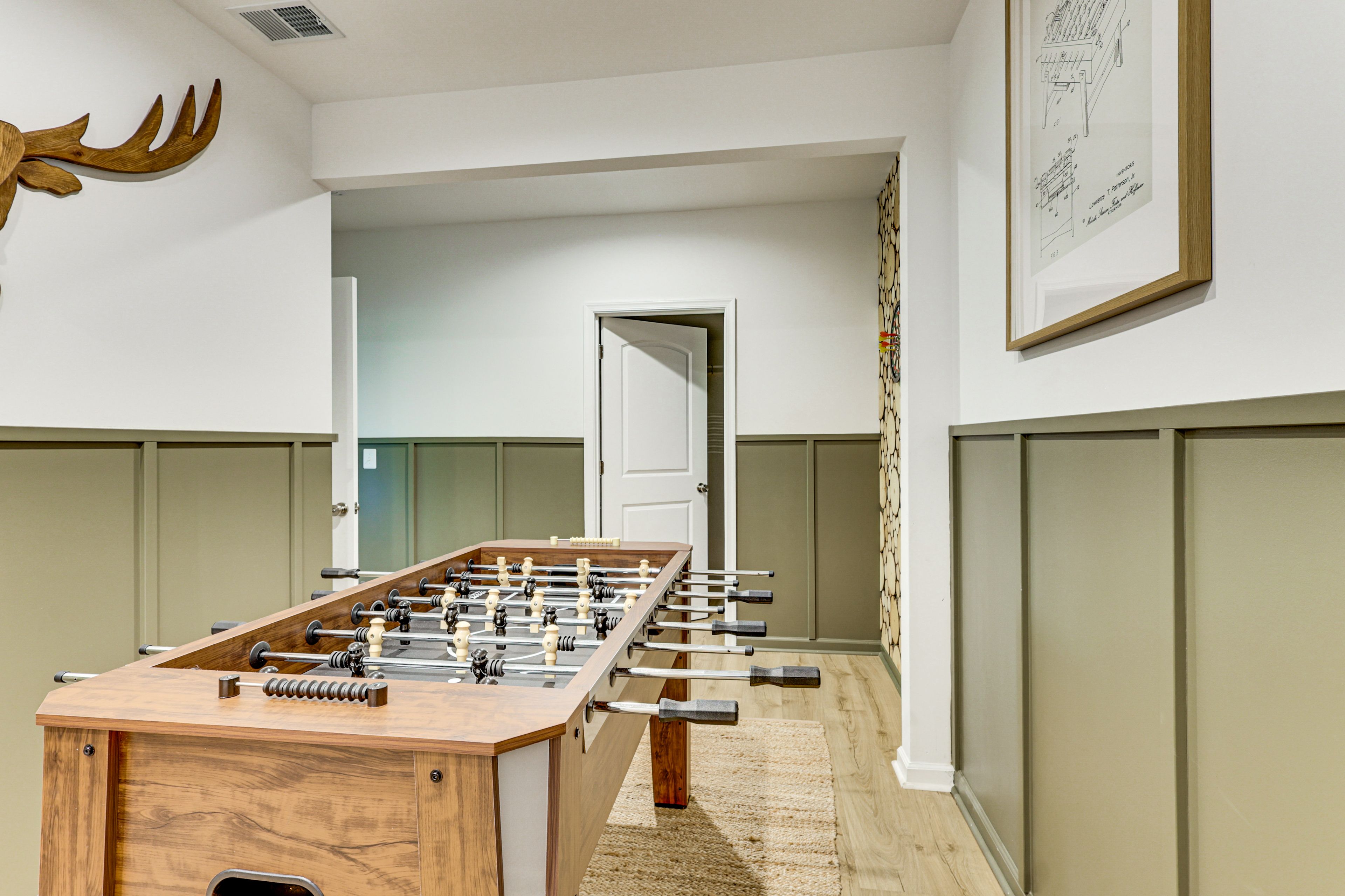 Game Room | Foosball Table | Dartboard | Lower Level