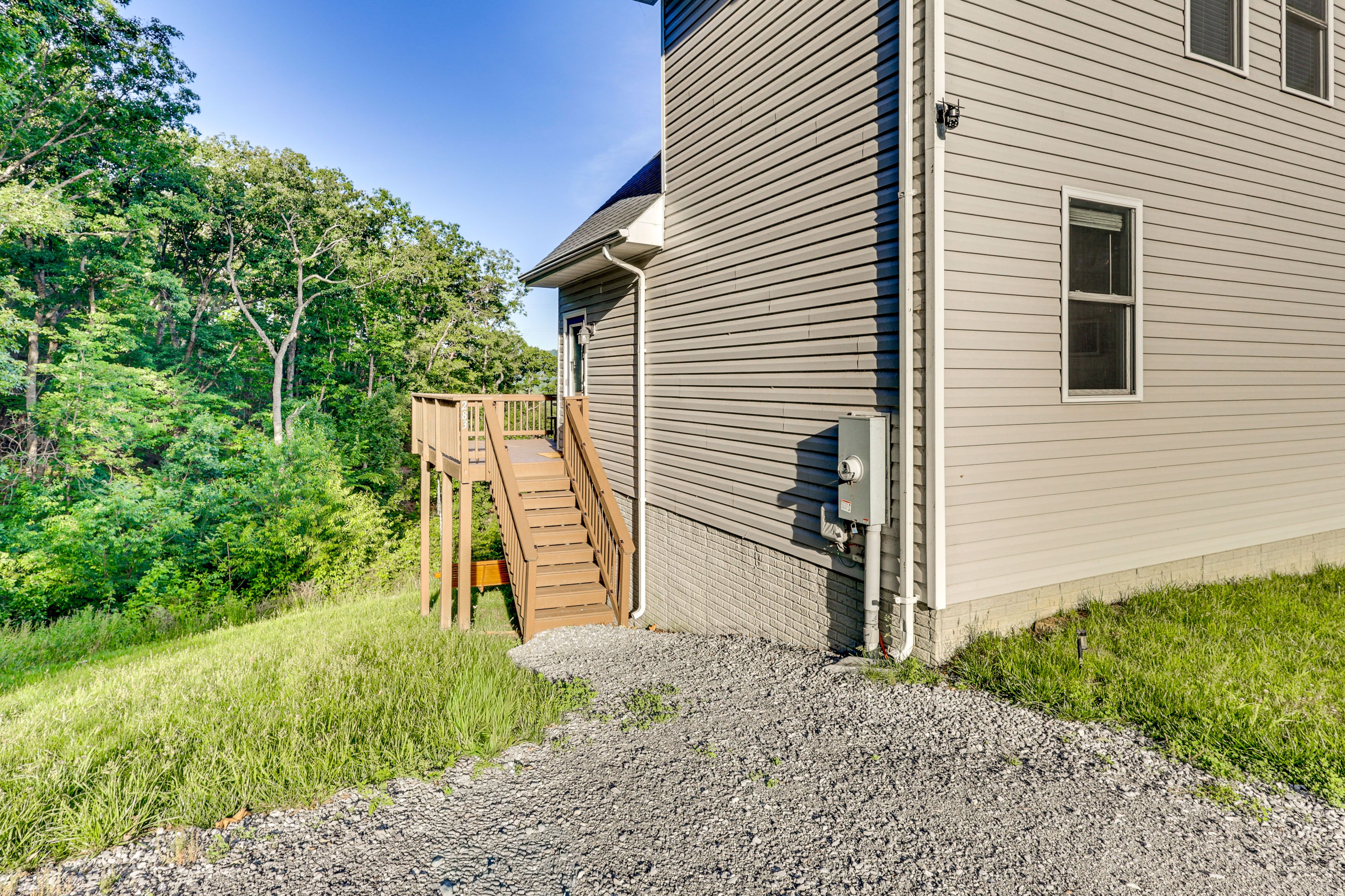 Property Entrance | Stairs Required | Driveway Parking (4 Vehicles)