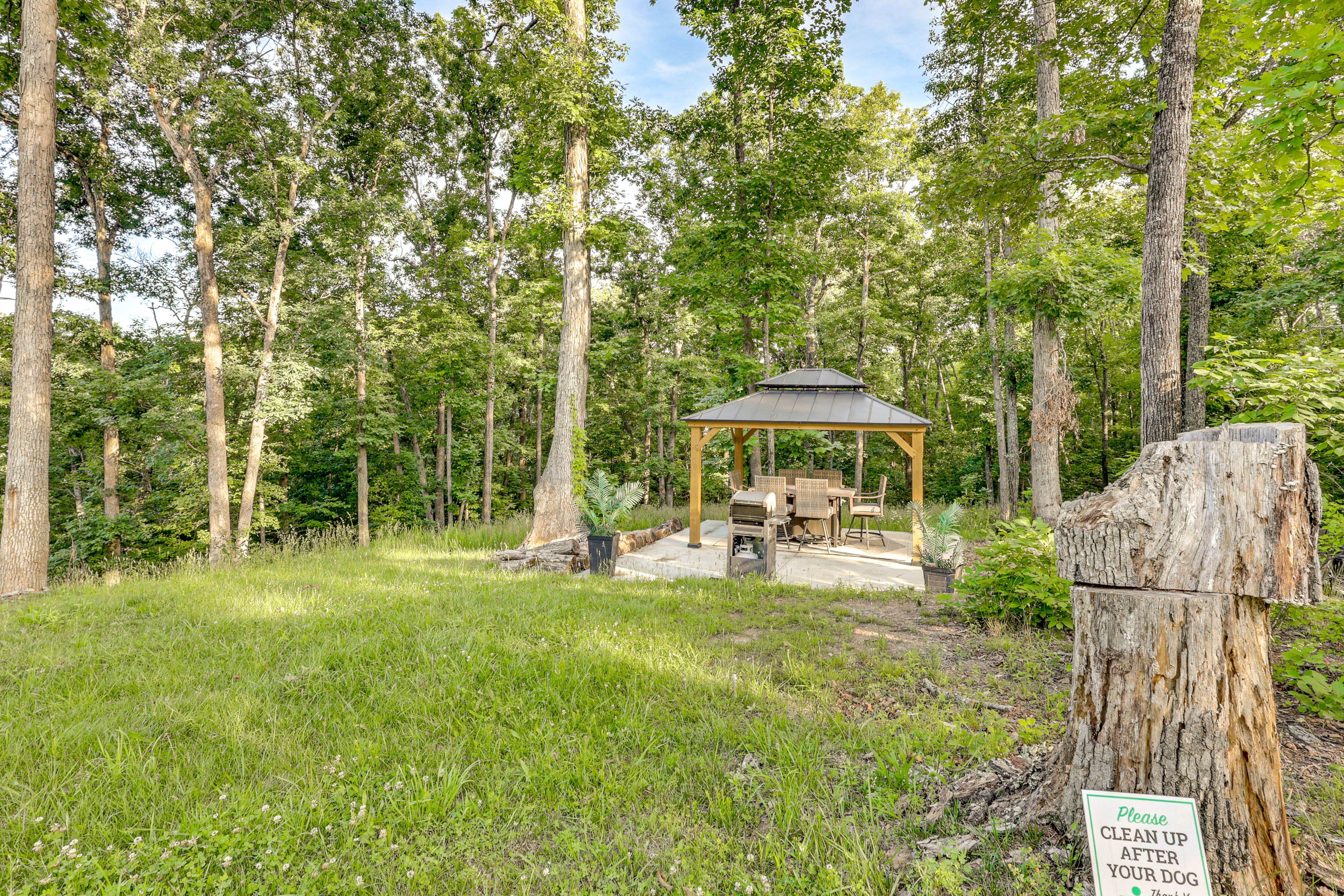 Spacious Yard | Gazebo Dining Area | Gas Grill | Wood-Burning Fire Pit