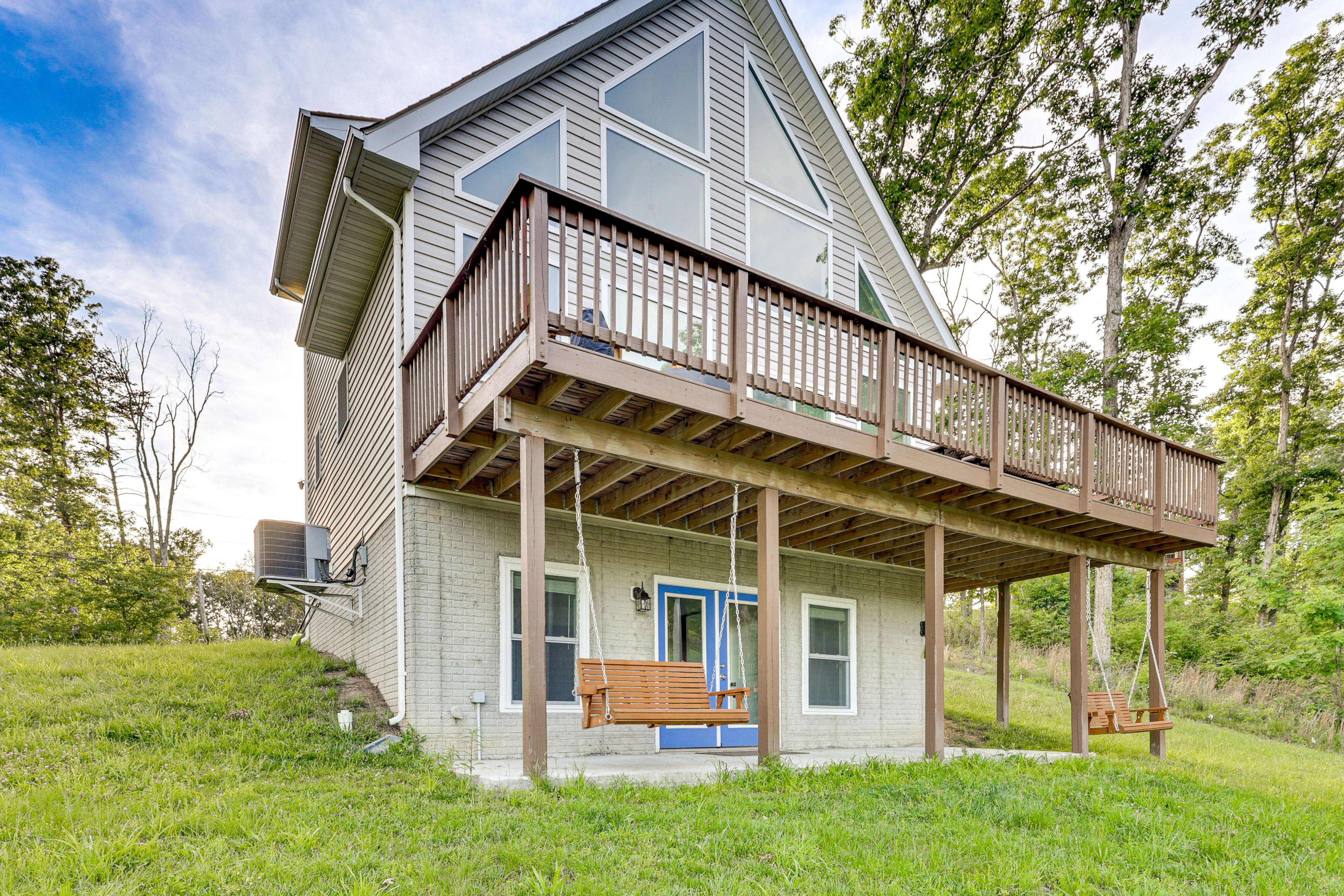 Exterior | 3-Story Home | Furnished Deck | Covered Patio