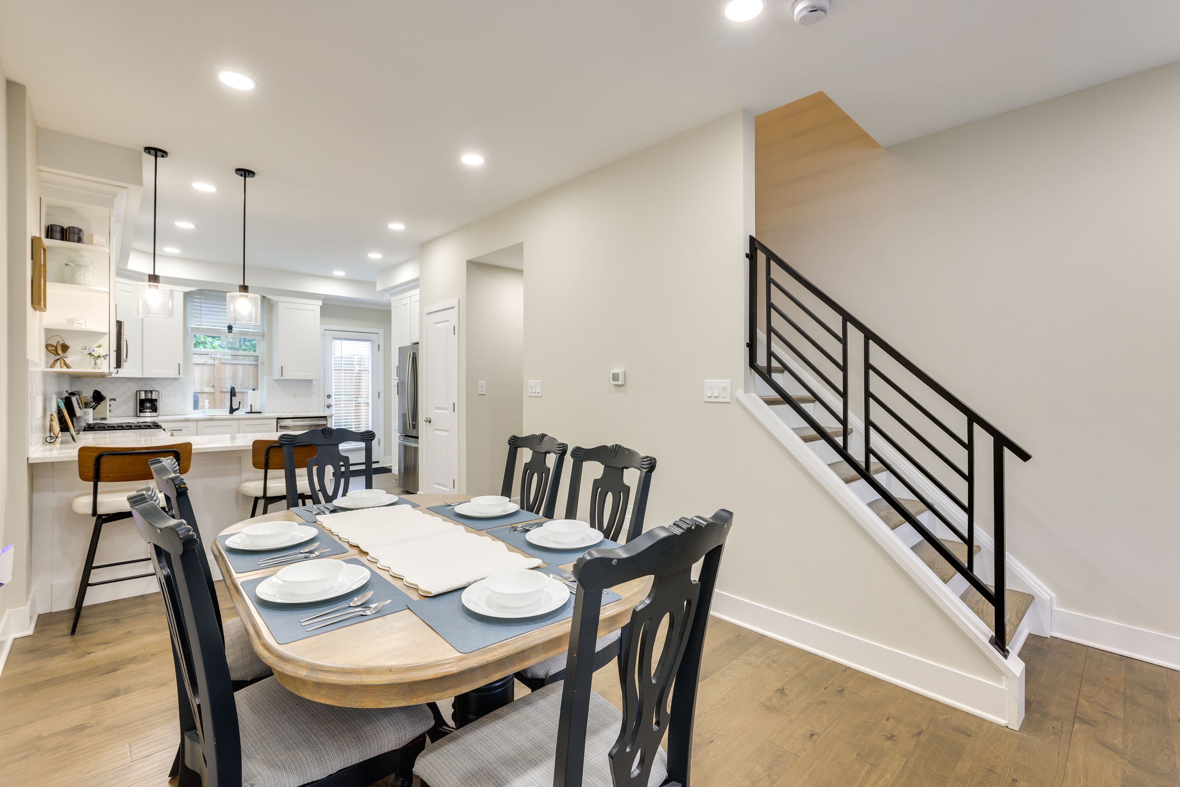 Dining & Kitchen Area | Open Floor Plan