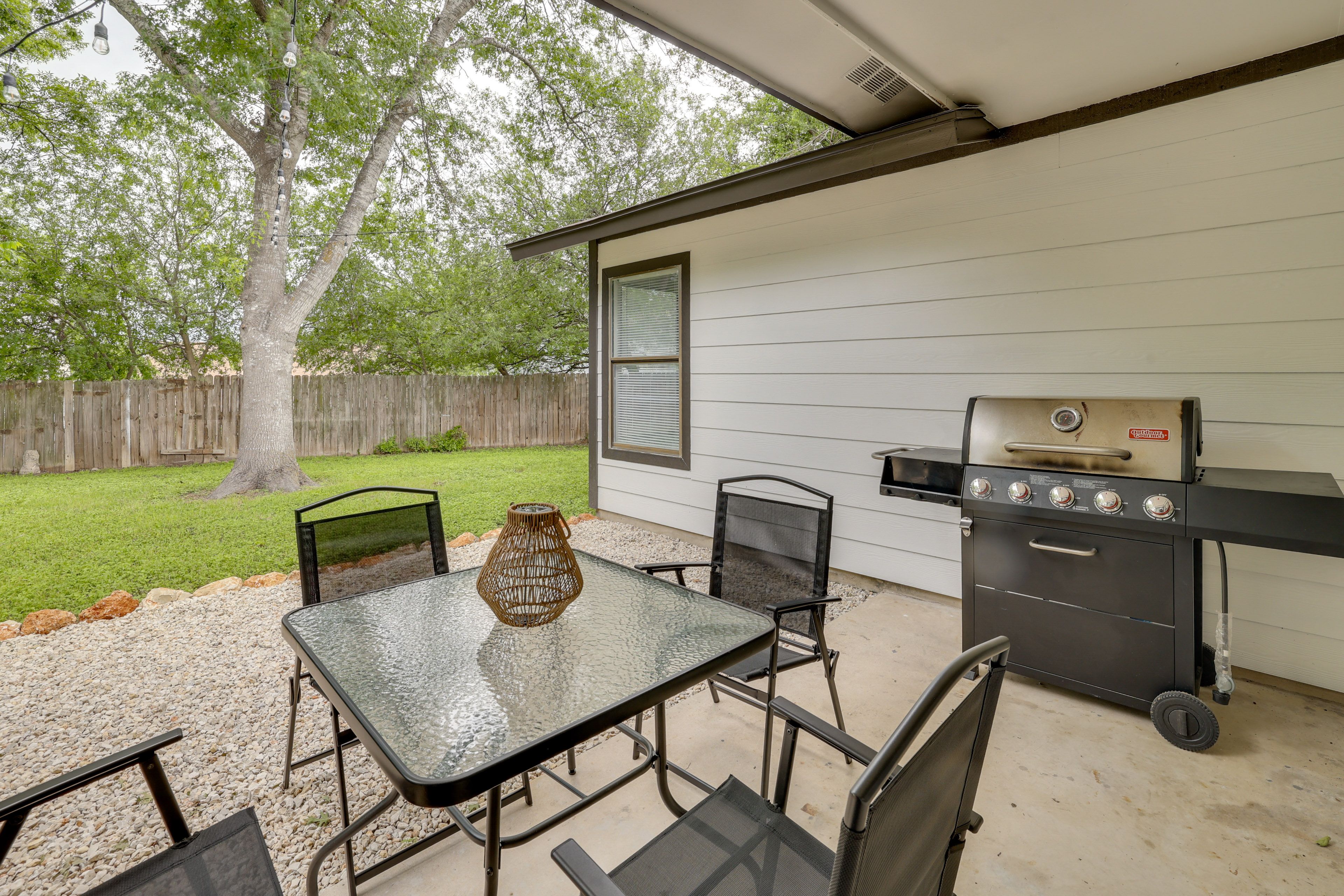 Patio | Fenced Backyard
