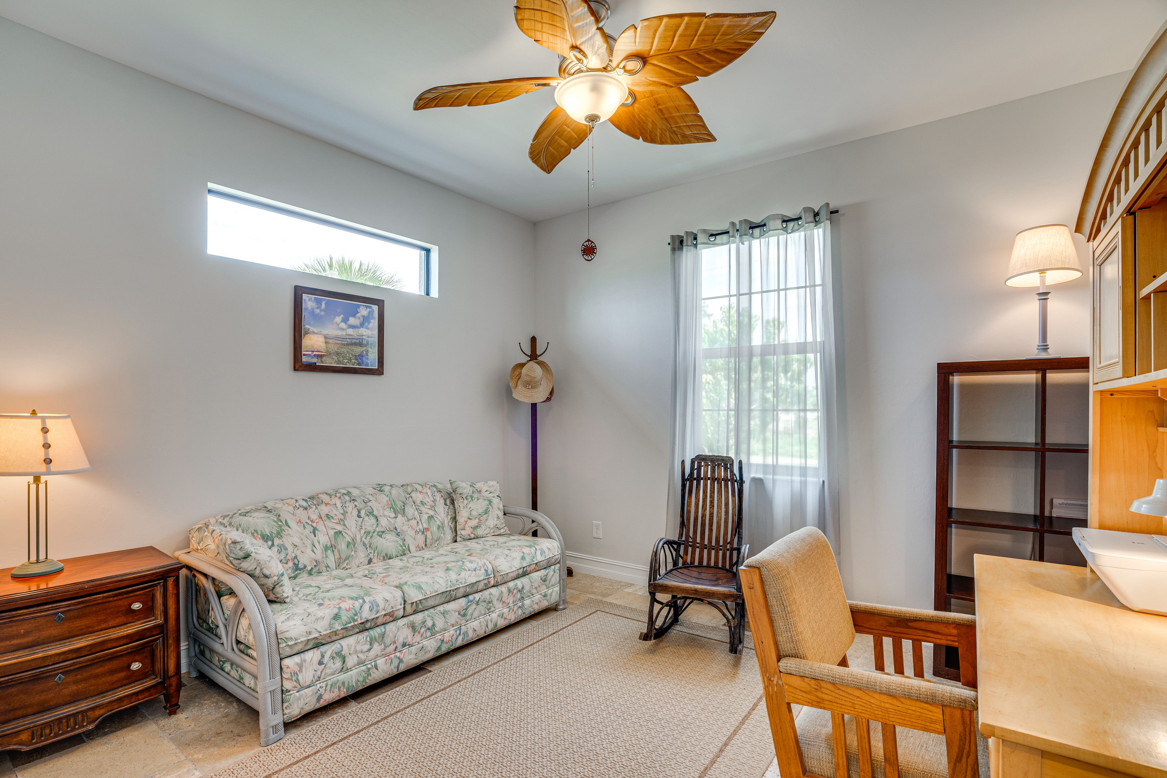 Bedroom 3 (Office) | Full Sleeper Sofa | Printer
