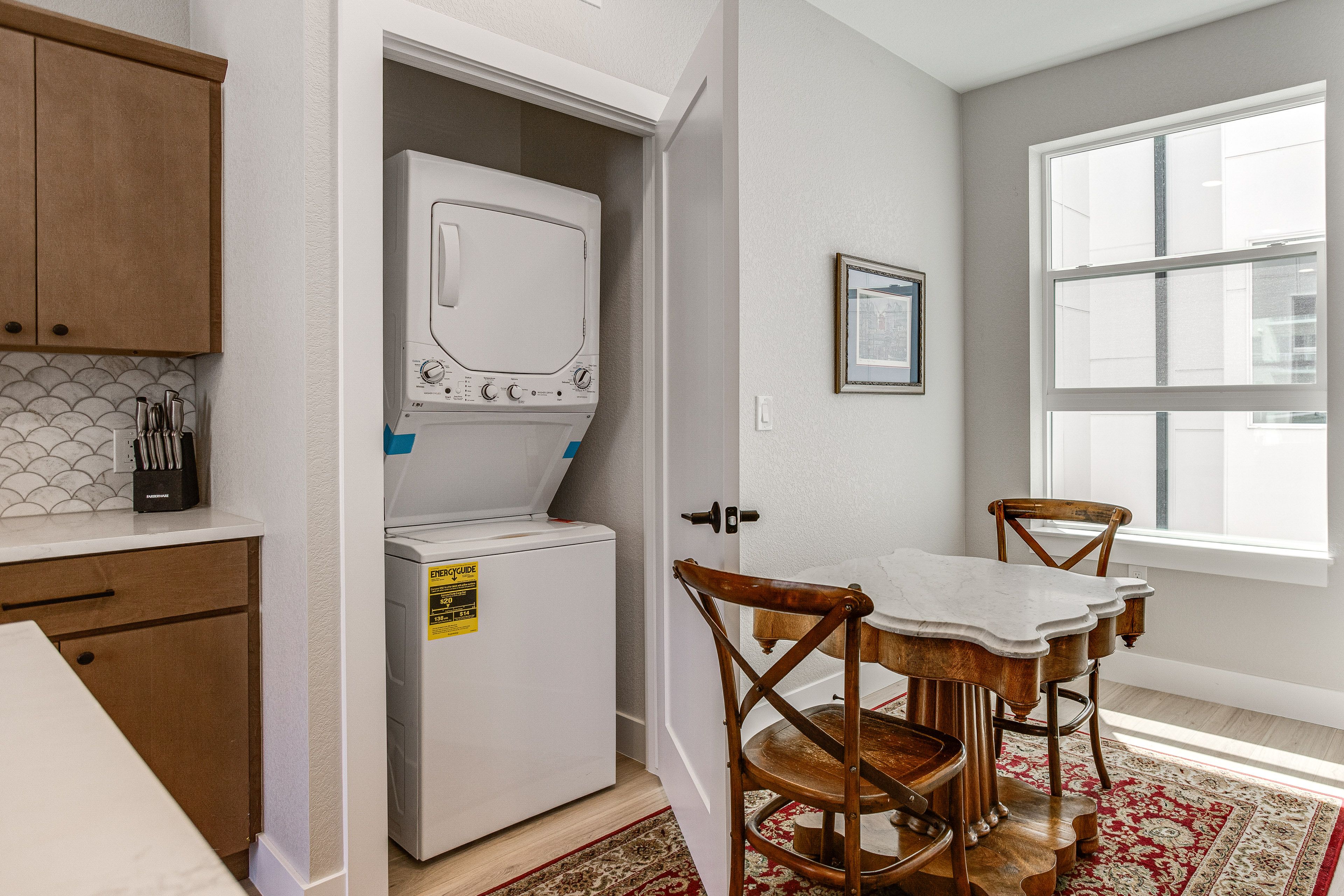 Dining Area | 2nd Floor | In-Unit Laundry
