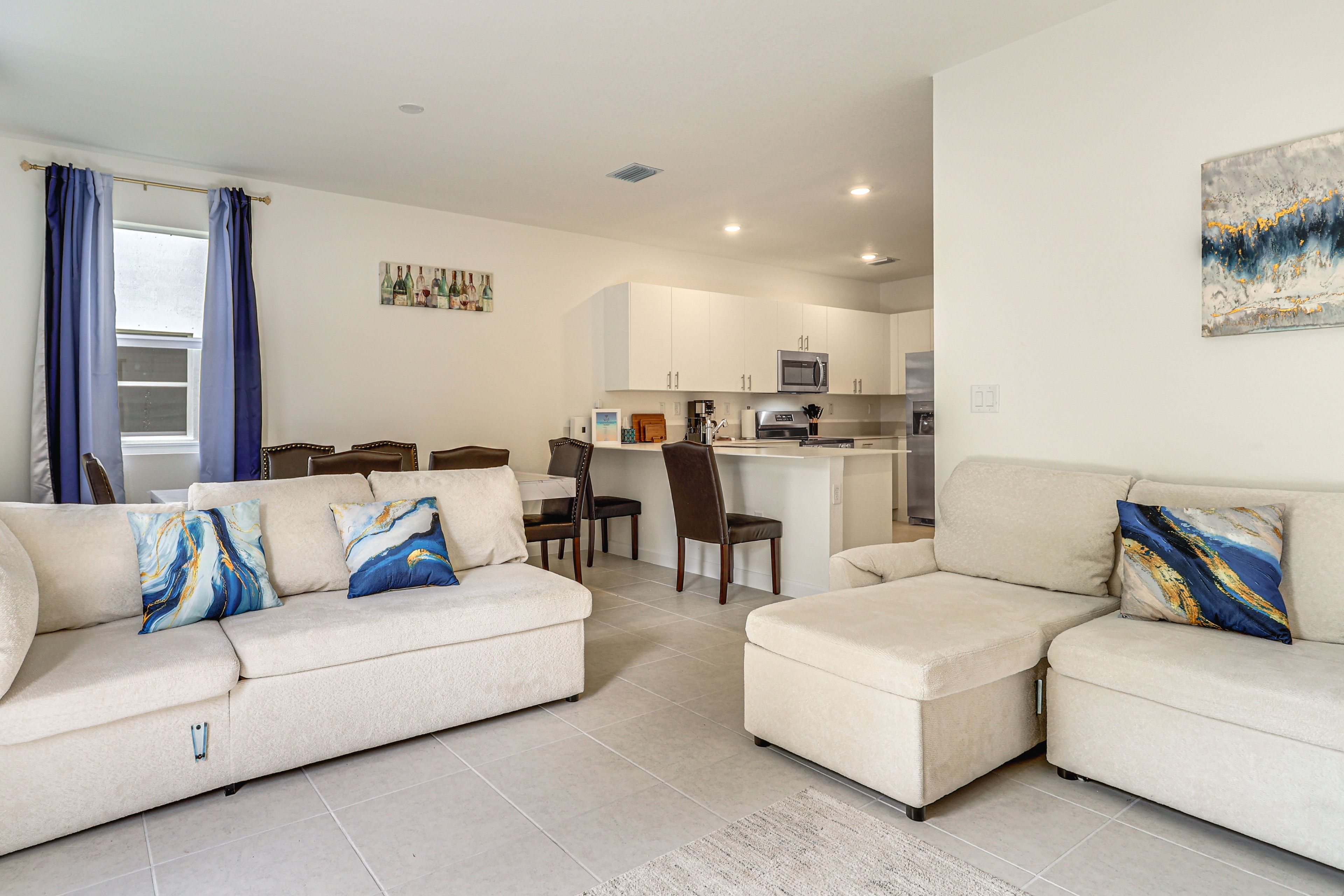 Interior | Open Floor Plan | Free WiFi | 2-Story Townhome