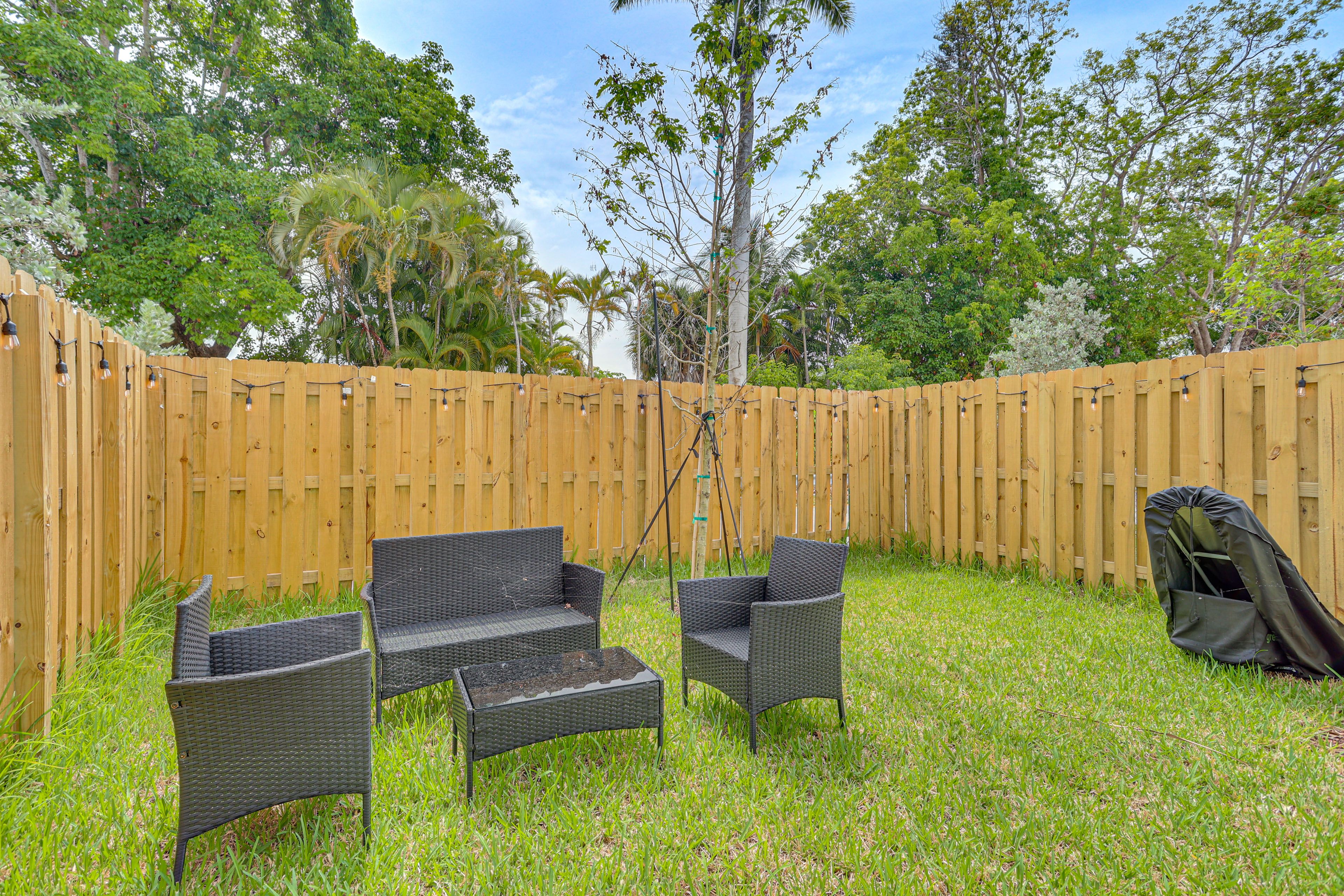 Private Backyard | Grill | Outdoor Seating