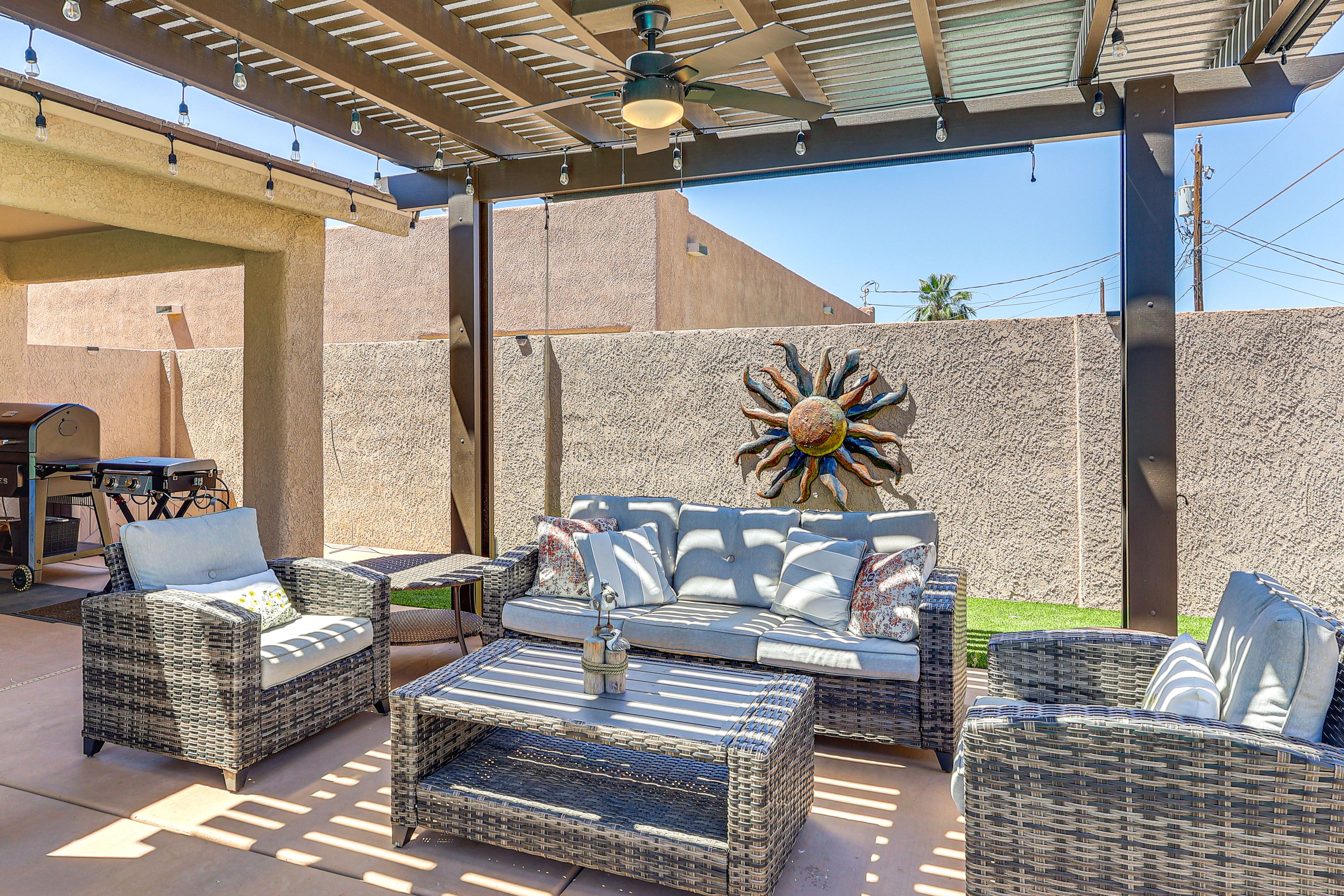Private Backyard Area