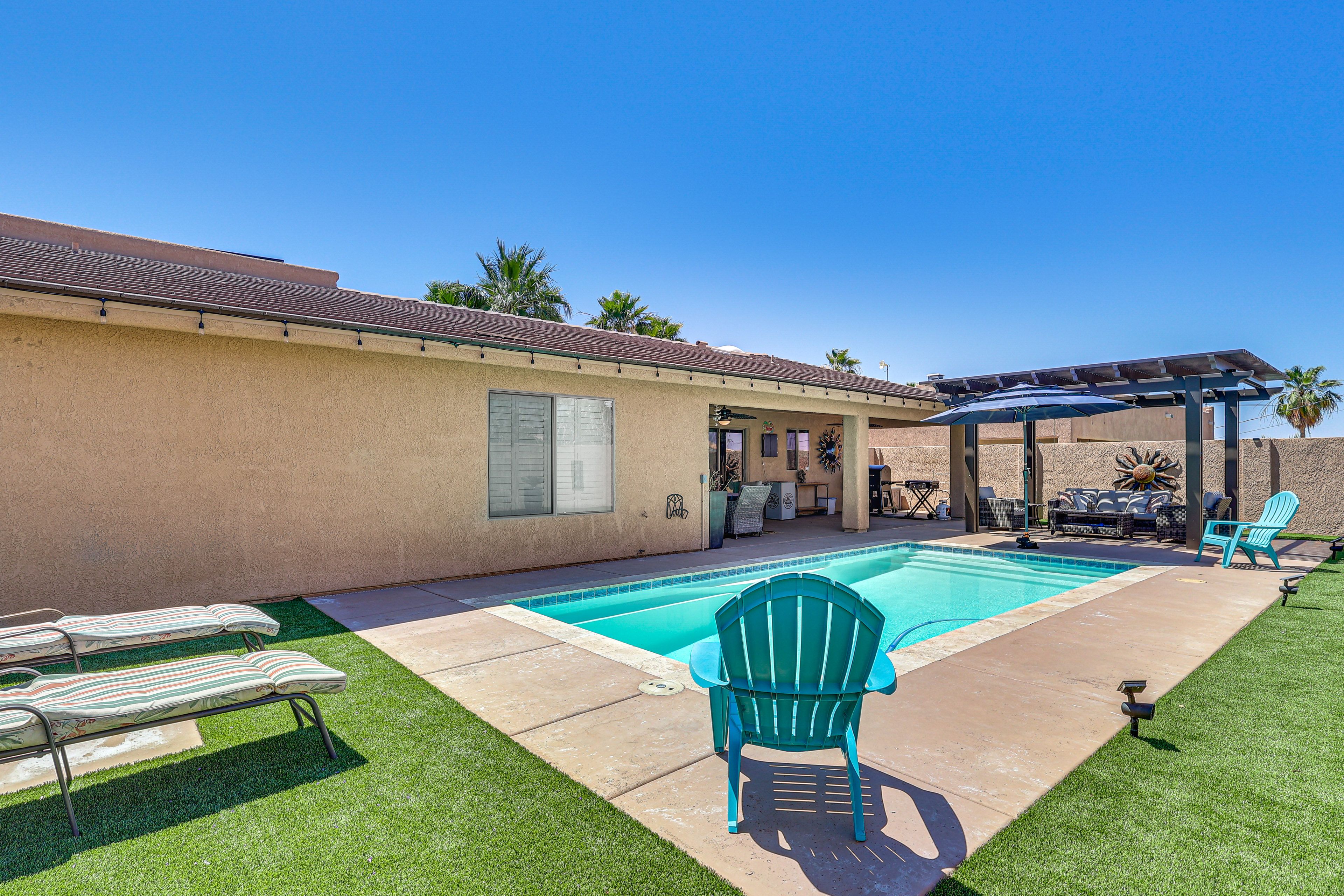 Lake Havasu City Vacation Rental | 3BR | 2BA | 1,818 Sq Ft | 1 Step to Enter