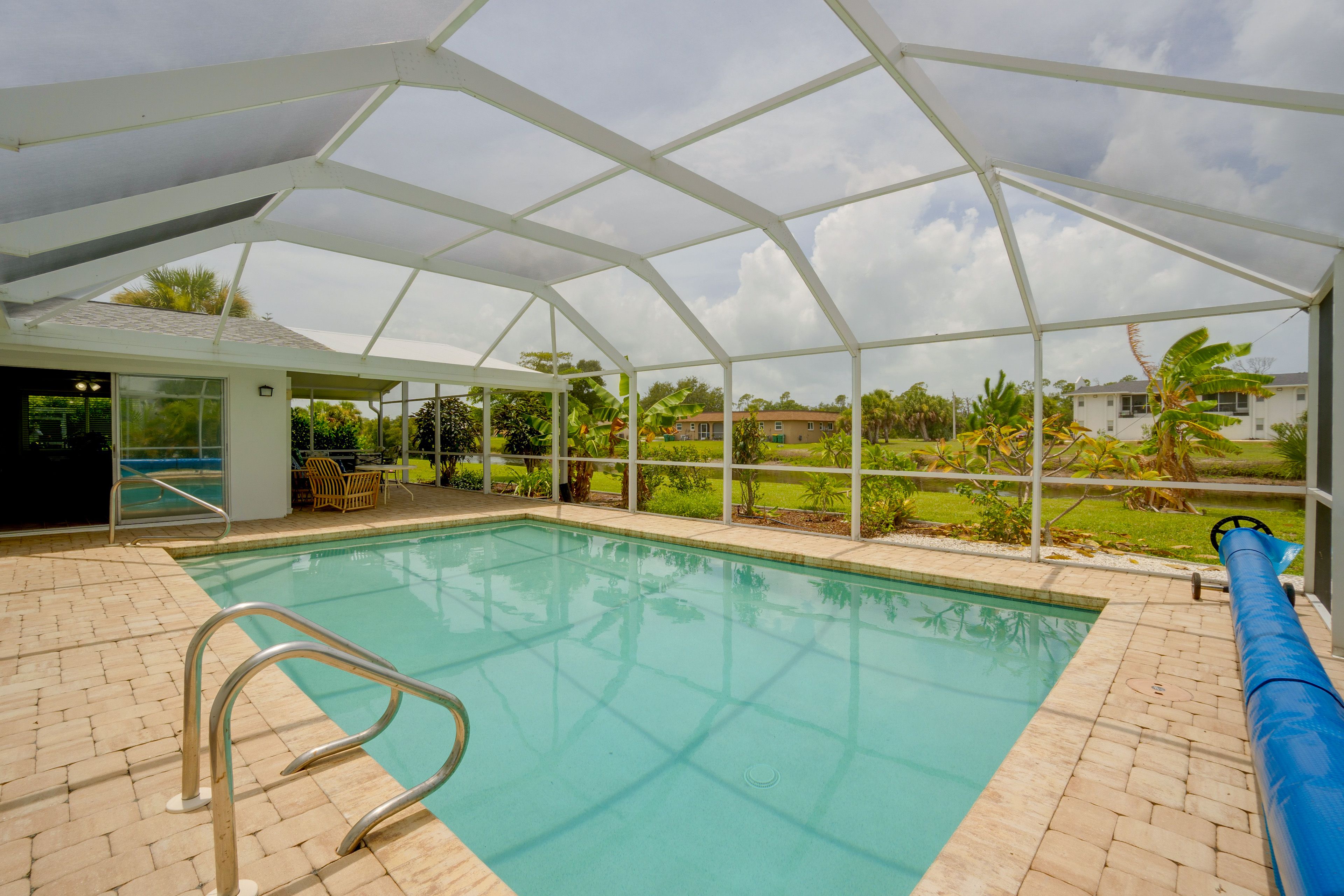 Rotonda West Vacation Rental | 3BR | 2BA | 1,750 Sq Ft | 2 Steps to Enter