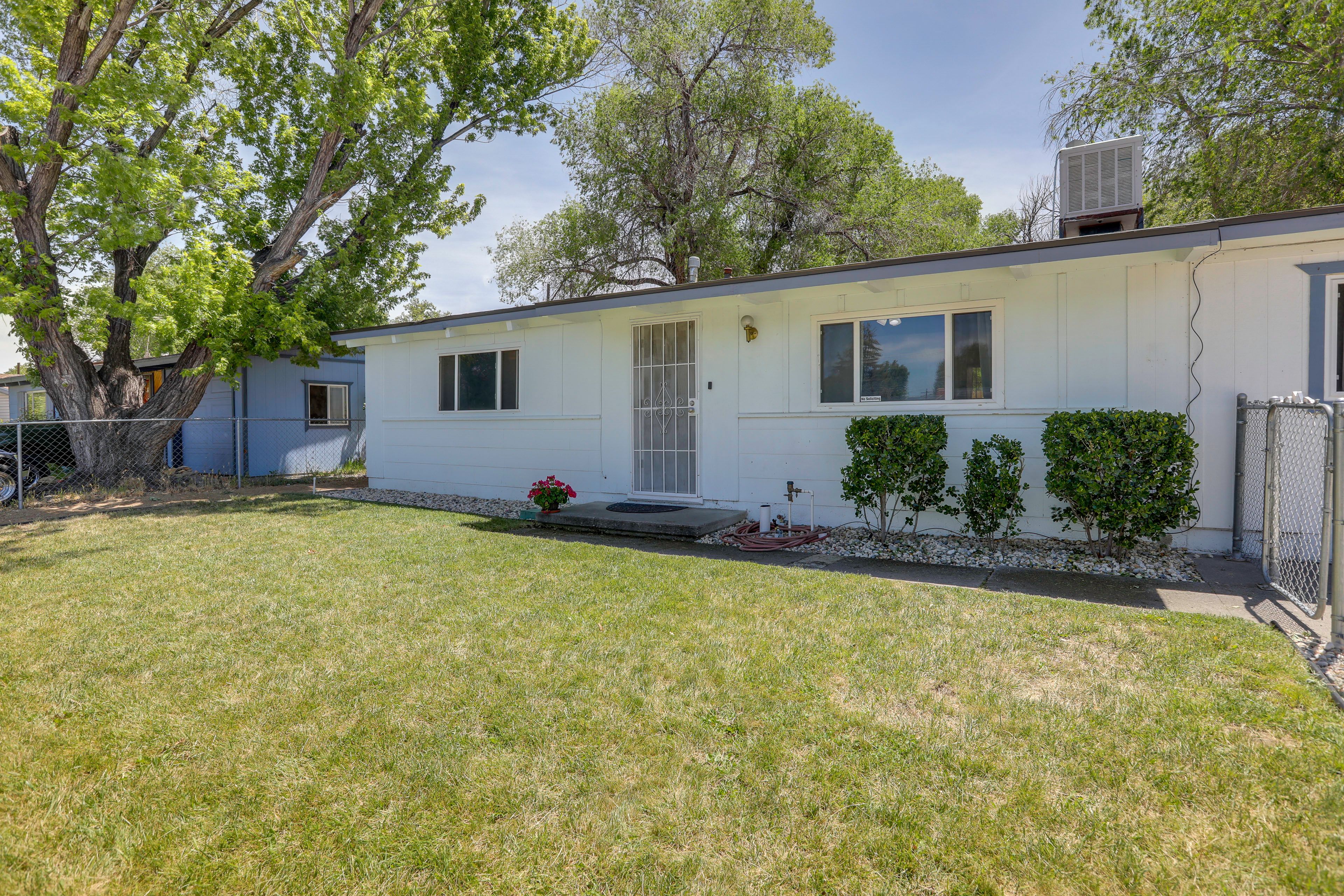 Fenced Front Yard