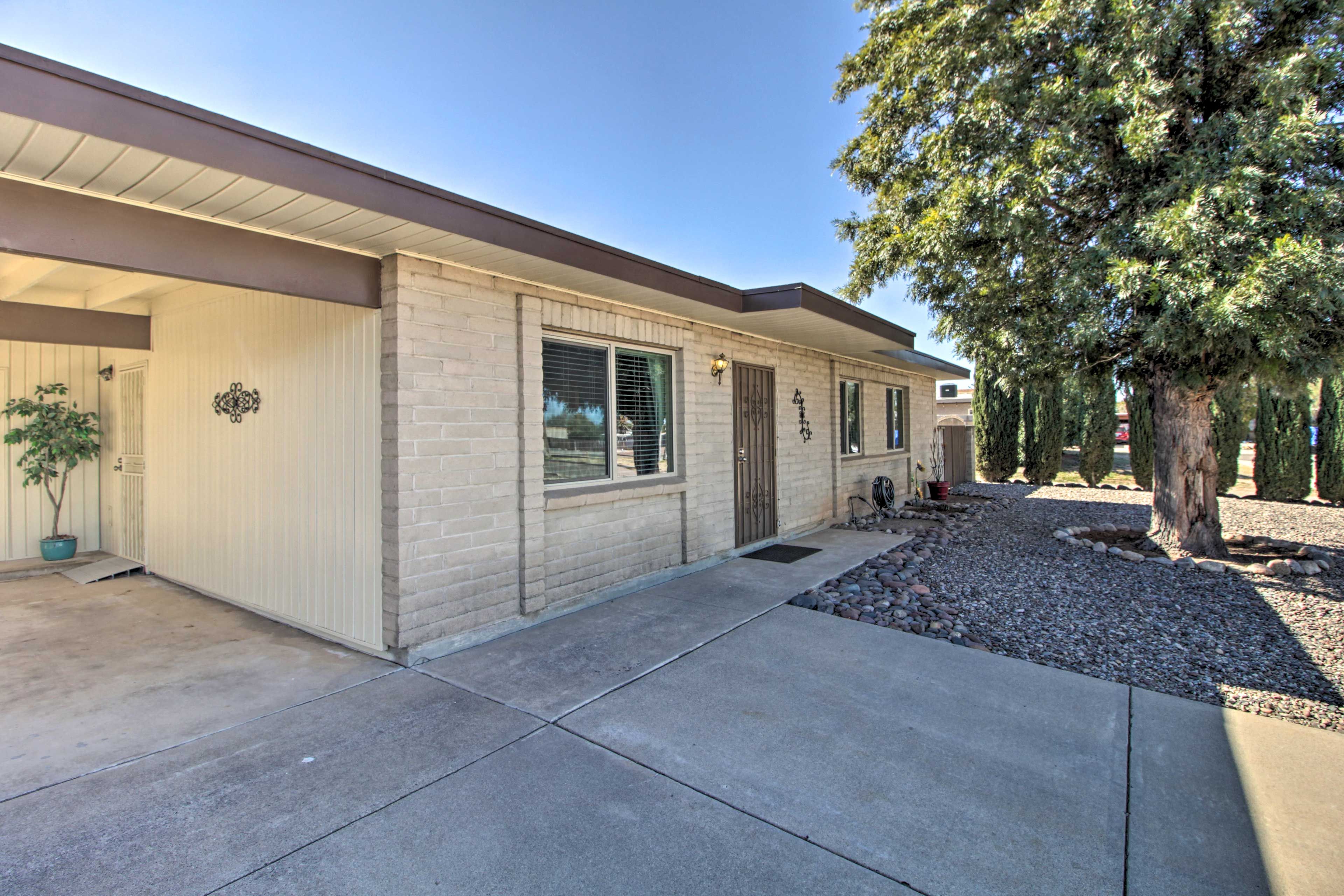Home A | Parking | Driveway (3 Vehicles) | Free Street Parking