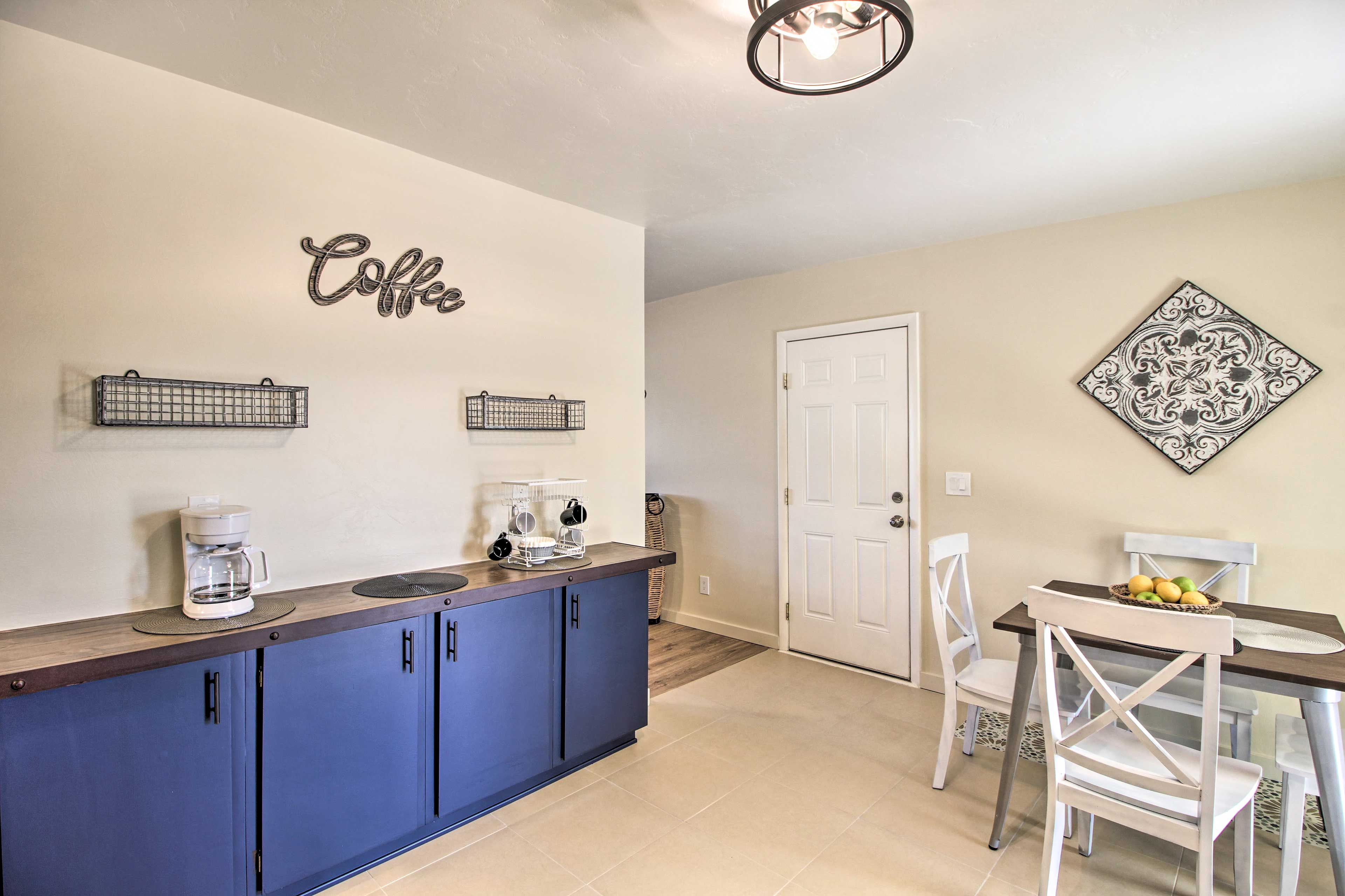 Home A | Coffee Bar & Dining Table