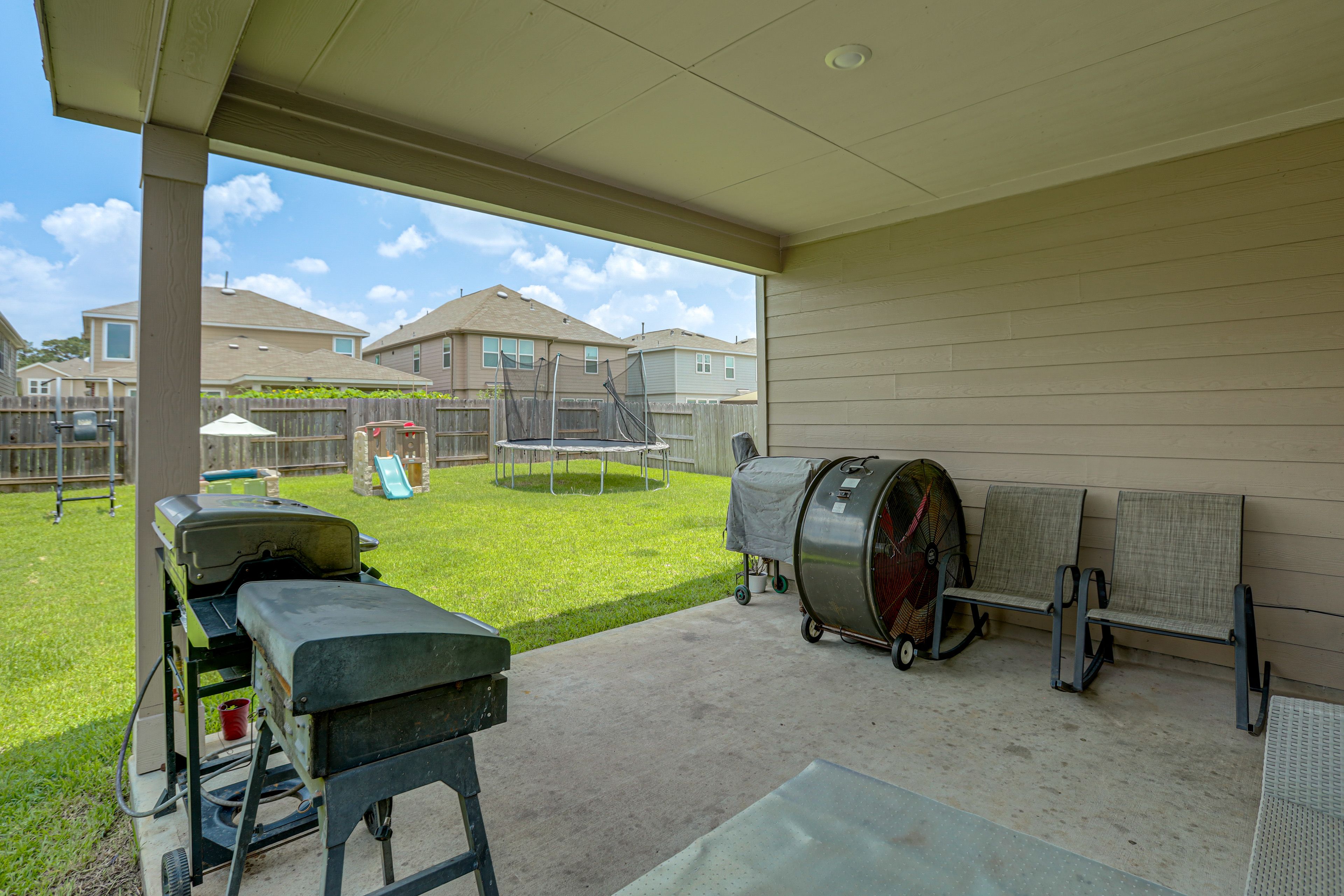 Private Backyard Area