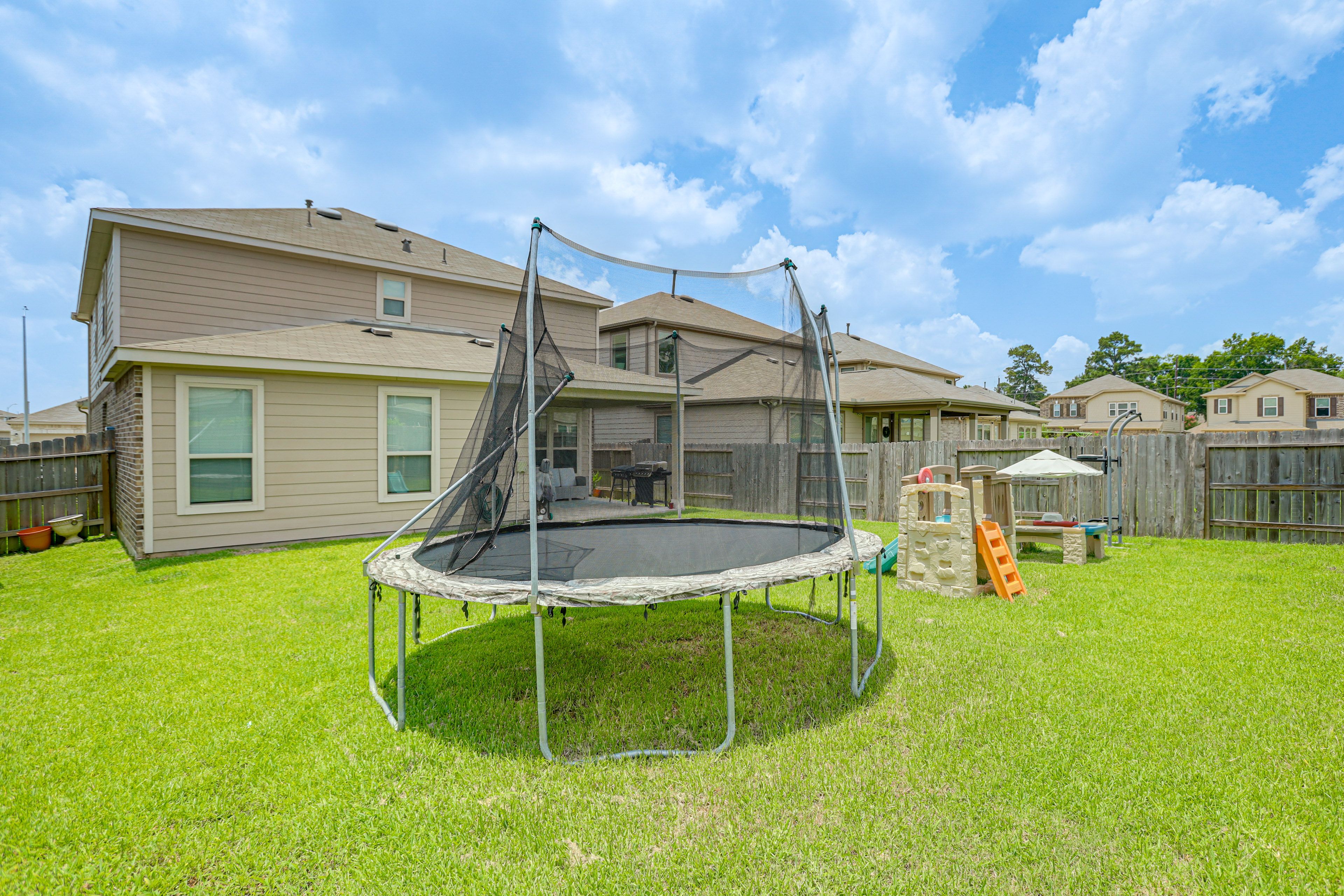 Private Backyard Area