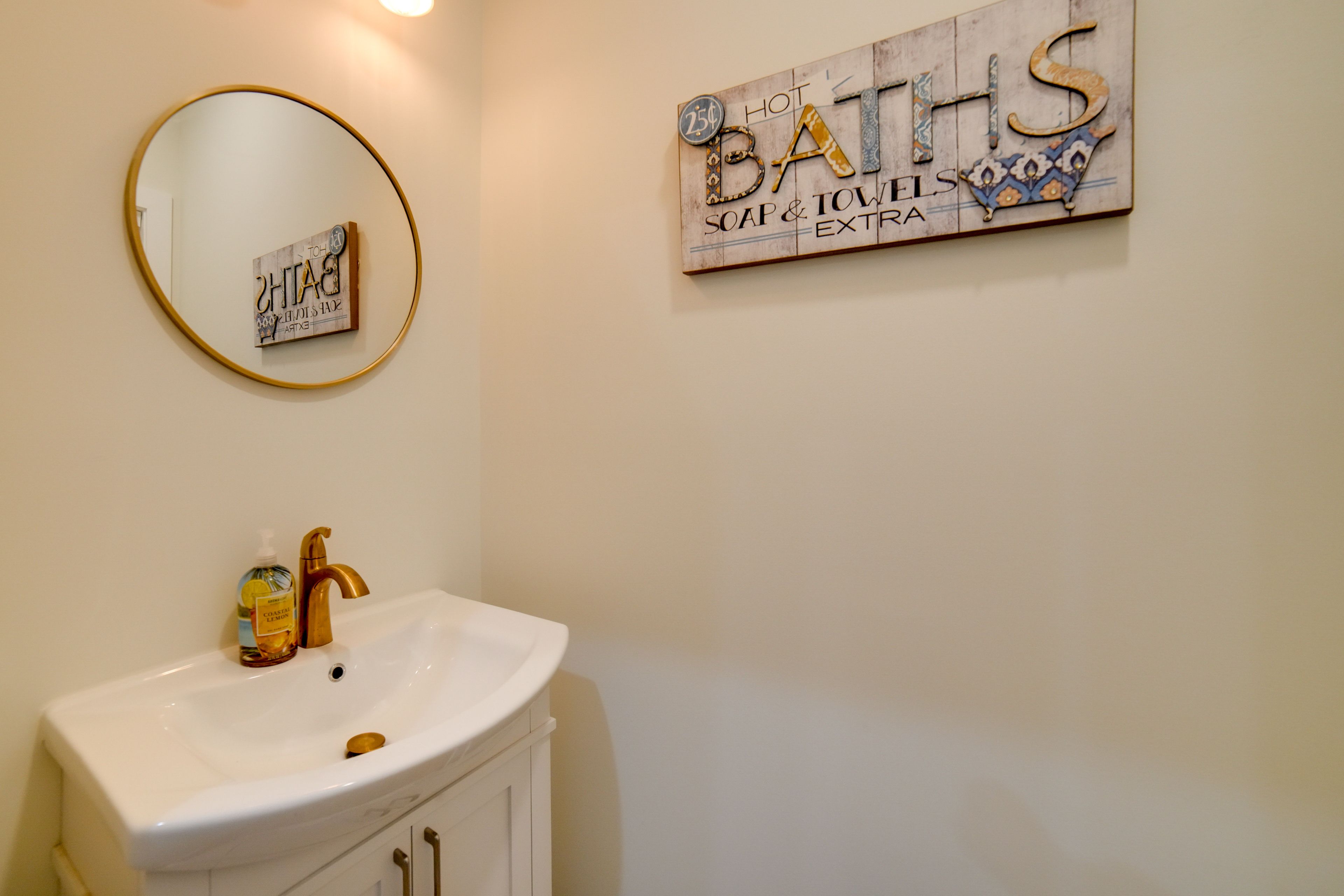 Half Bathroom | Lower Level