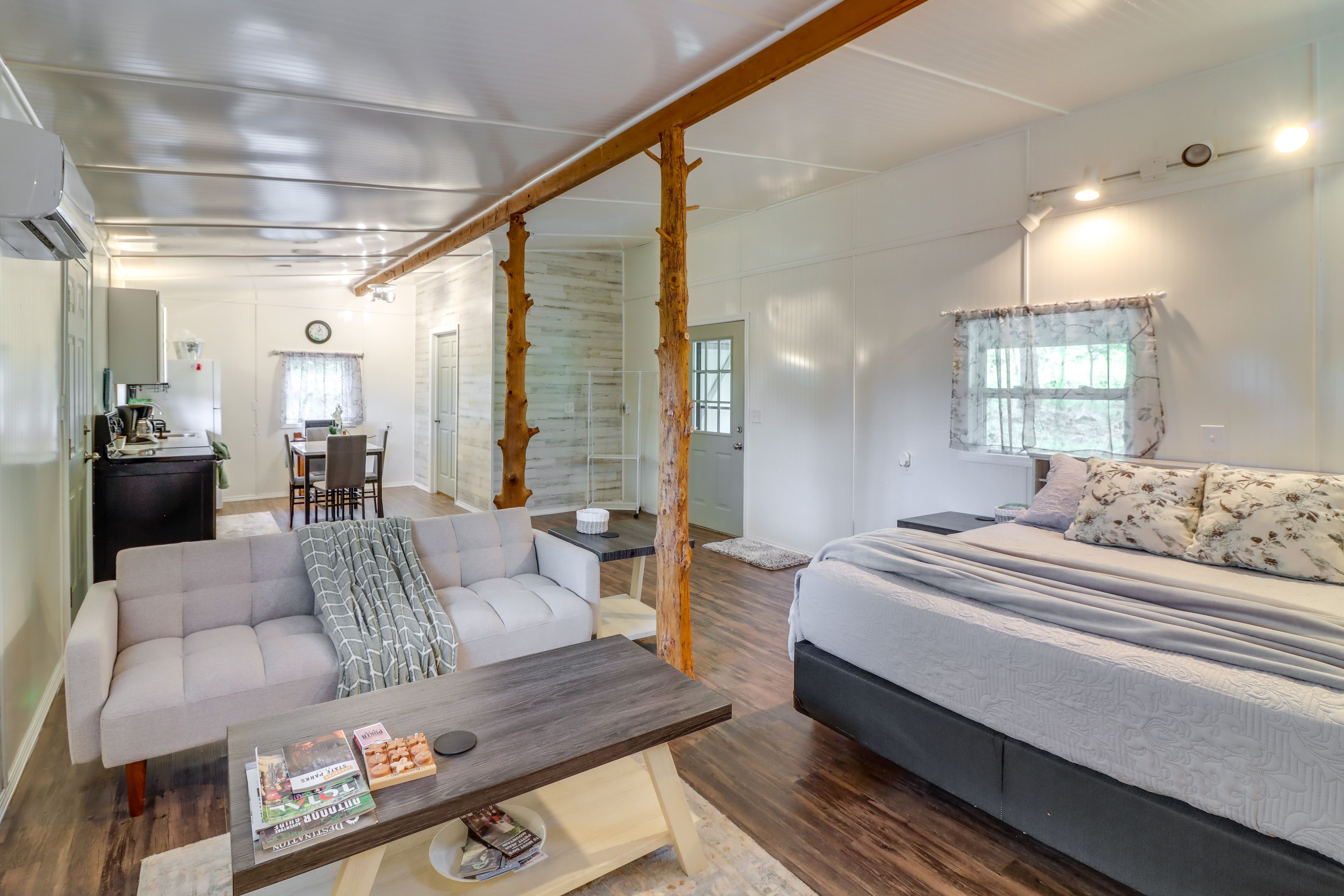 Bedroom 4 (Separate Studio) | Open Interior | Central Heating & A/C