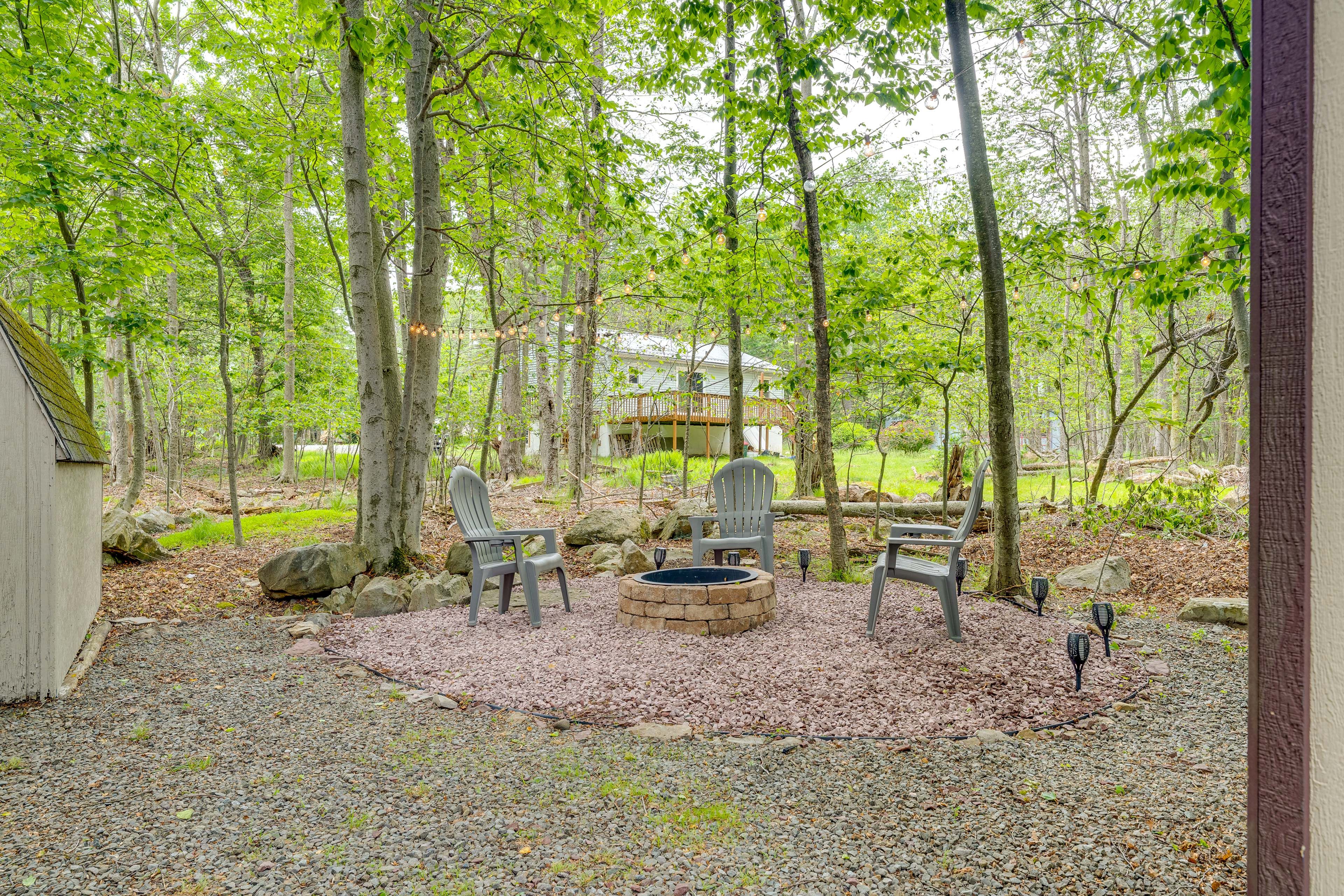 Exterior | Private Yard | Fire Pit