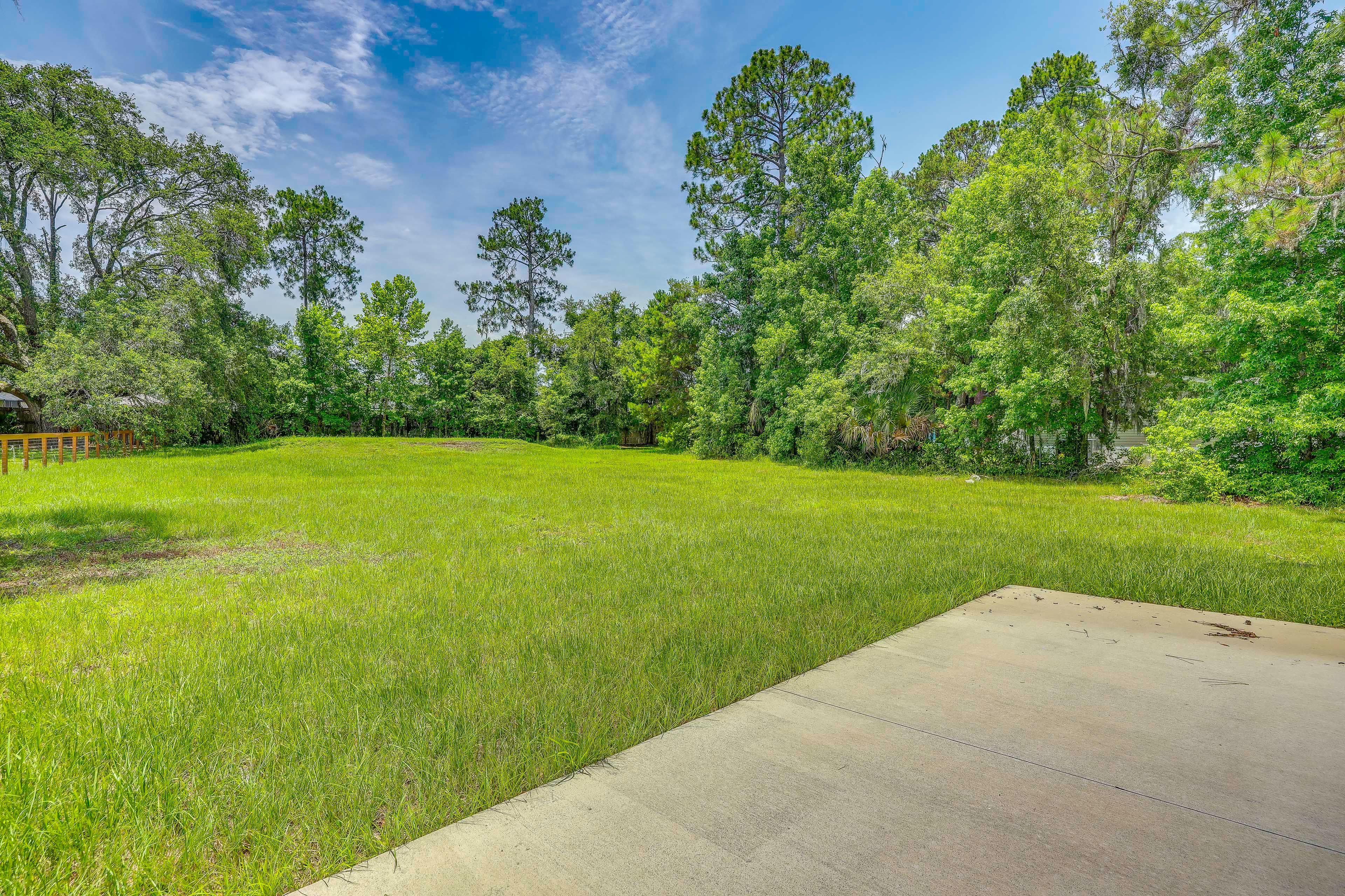 Private Backyard Area