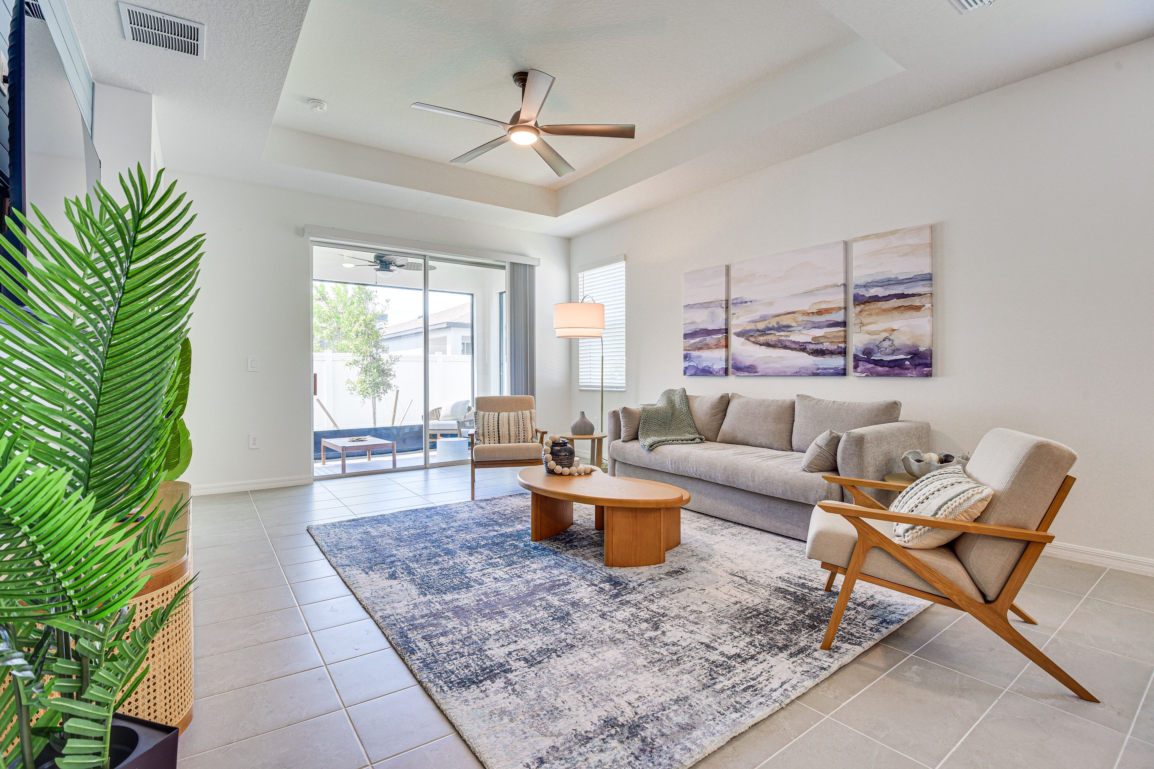 Living Room | Smart TV | Queen Sleeper Sofa
