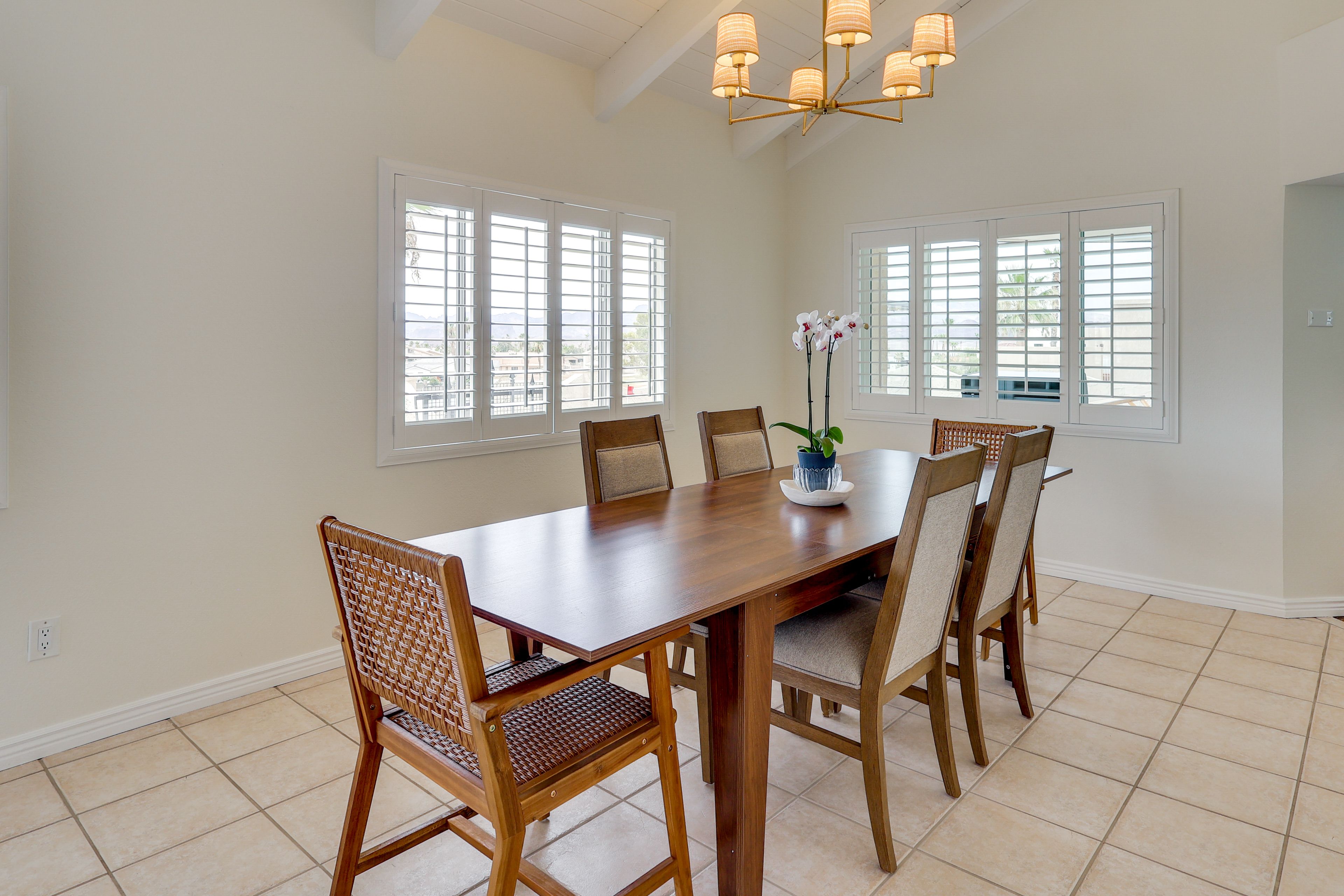 Dining Room | Dishes & Flatware Provided | 1st Floor