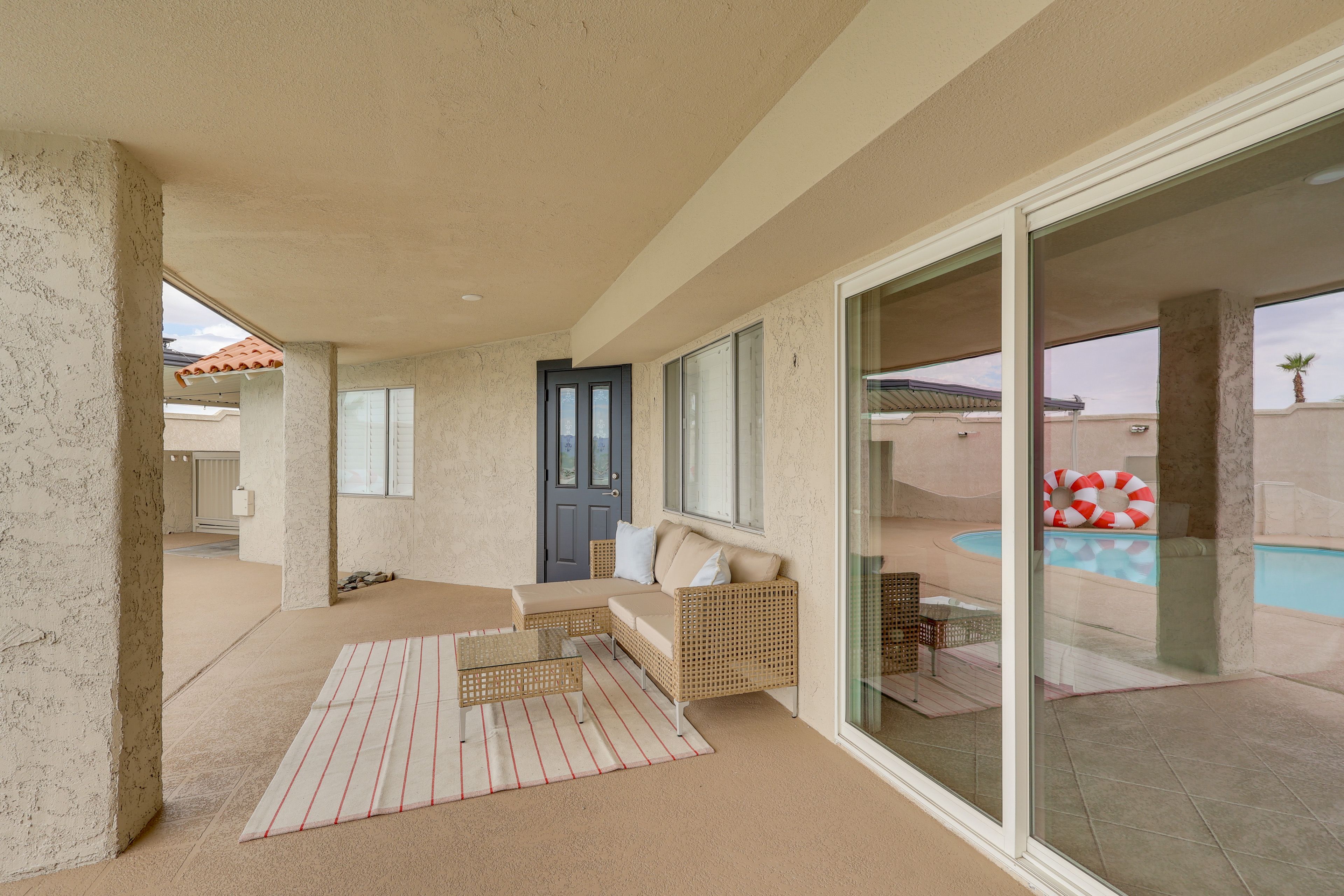Fenced Exterior | Furnished Patio | Private Pool | Putting Green