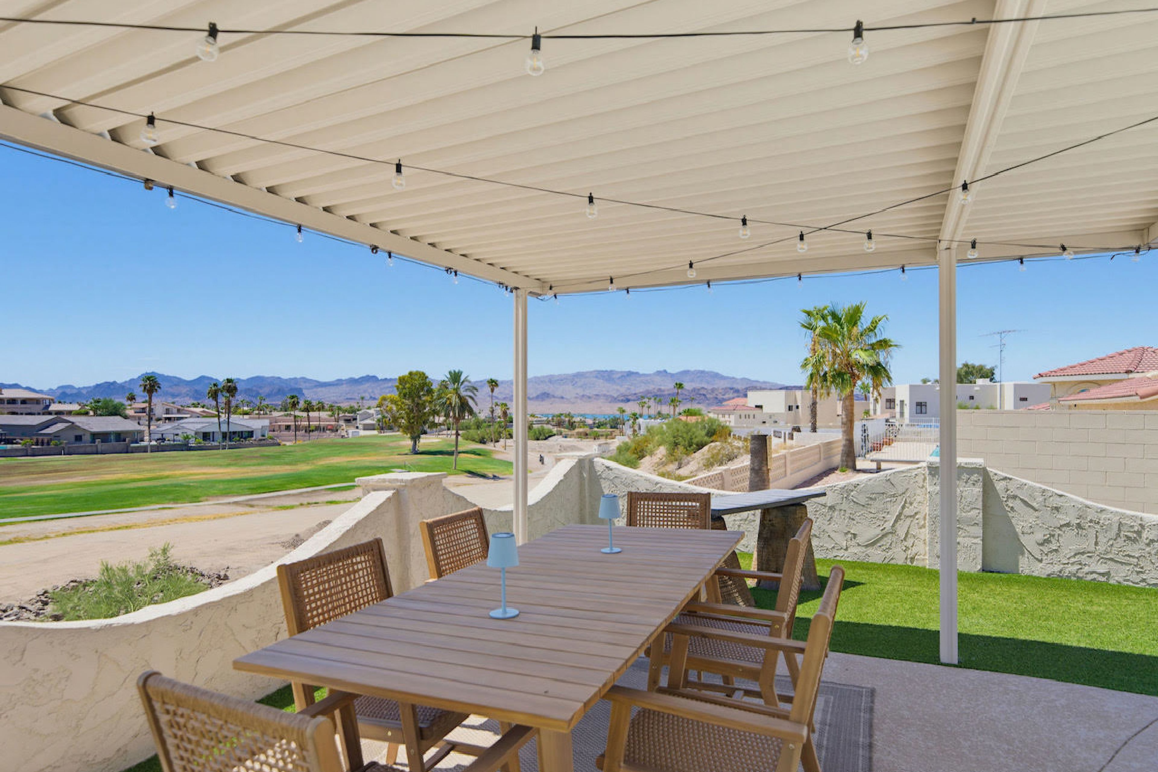 Covered Dining Area