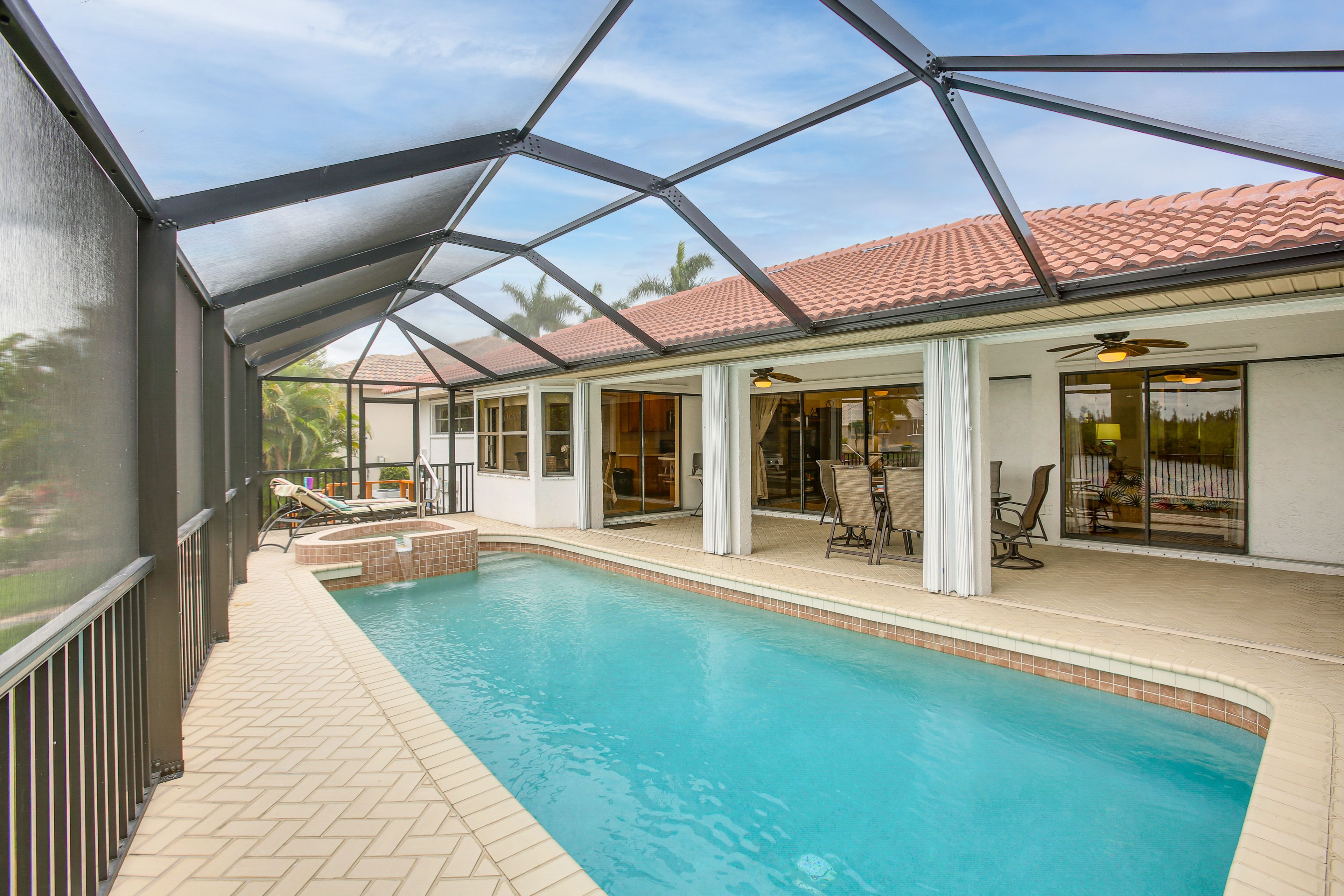 Punta Gorda Vacation Rental | 3BR | 2BA | 1,900 Sq Ft | 3 Steps to Enter