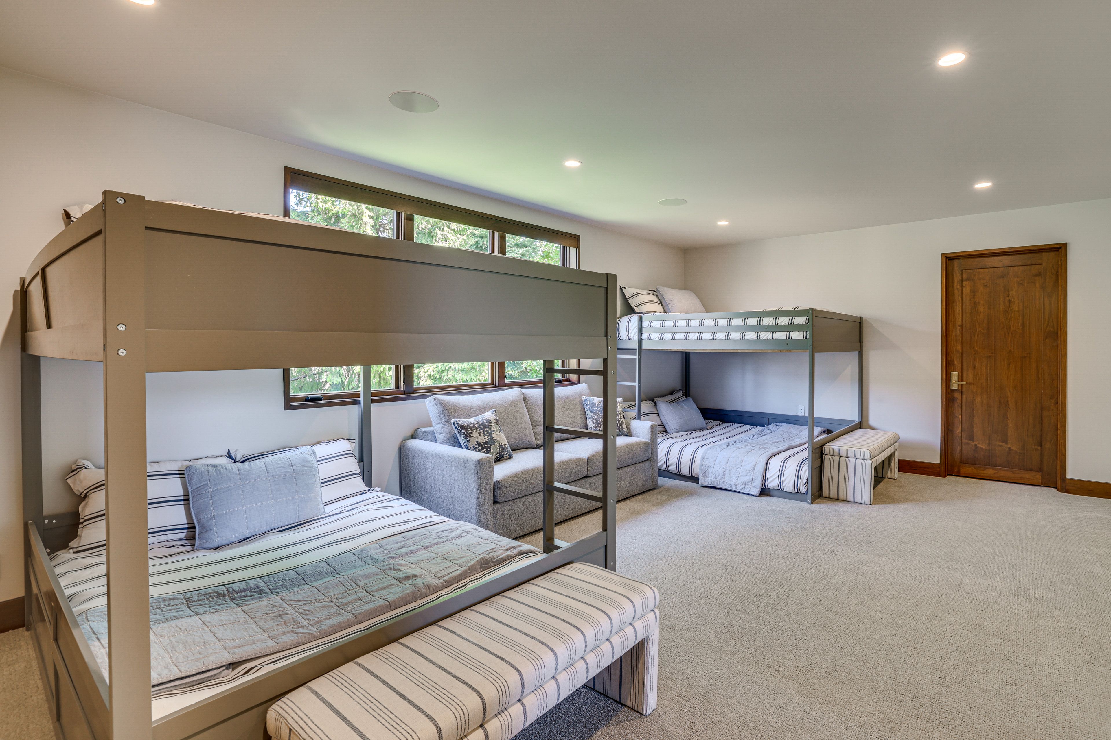 Bedroom 3 | 2 Queen Bunk Beds | Queen Sleeper Sofa