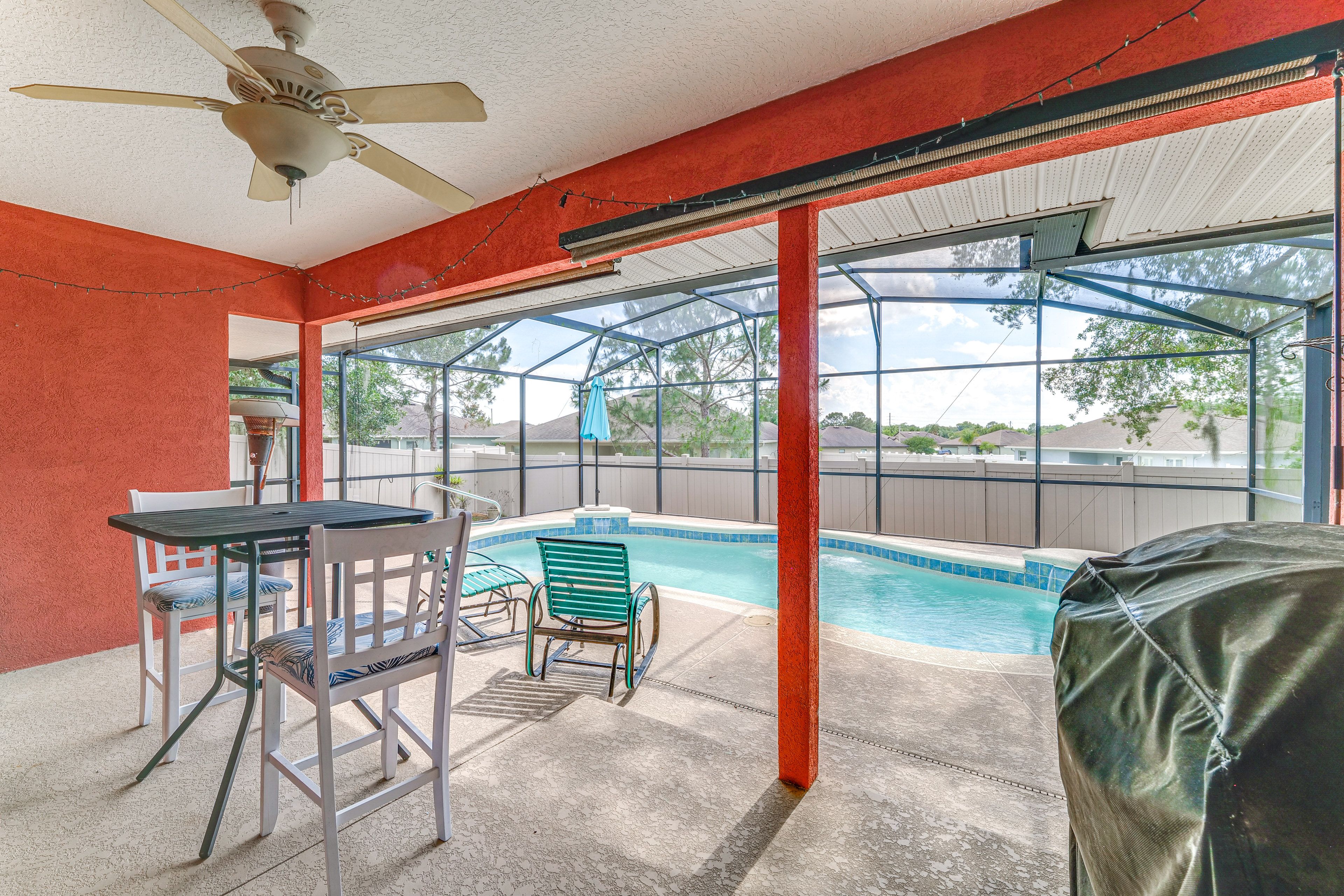 Furnished Lanai | Grill
