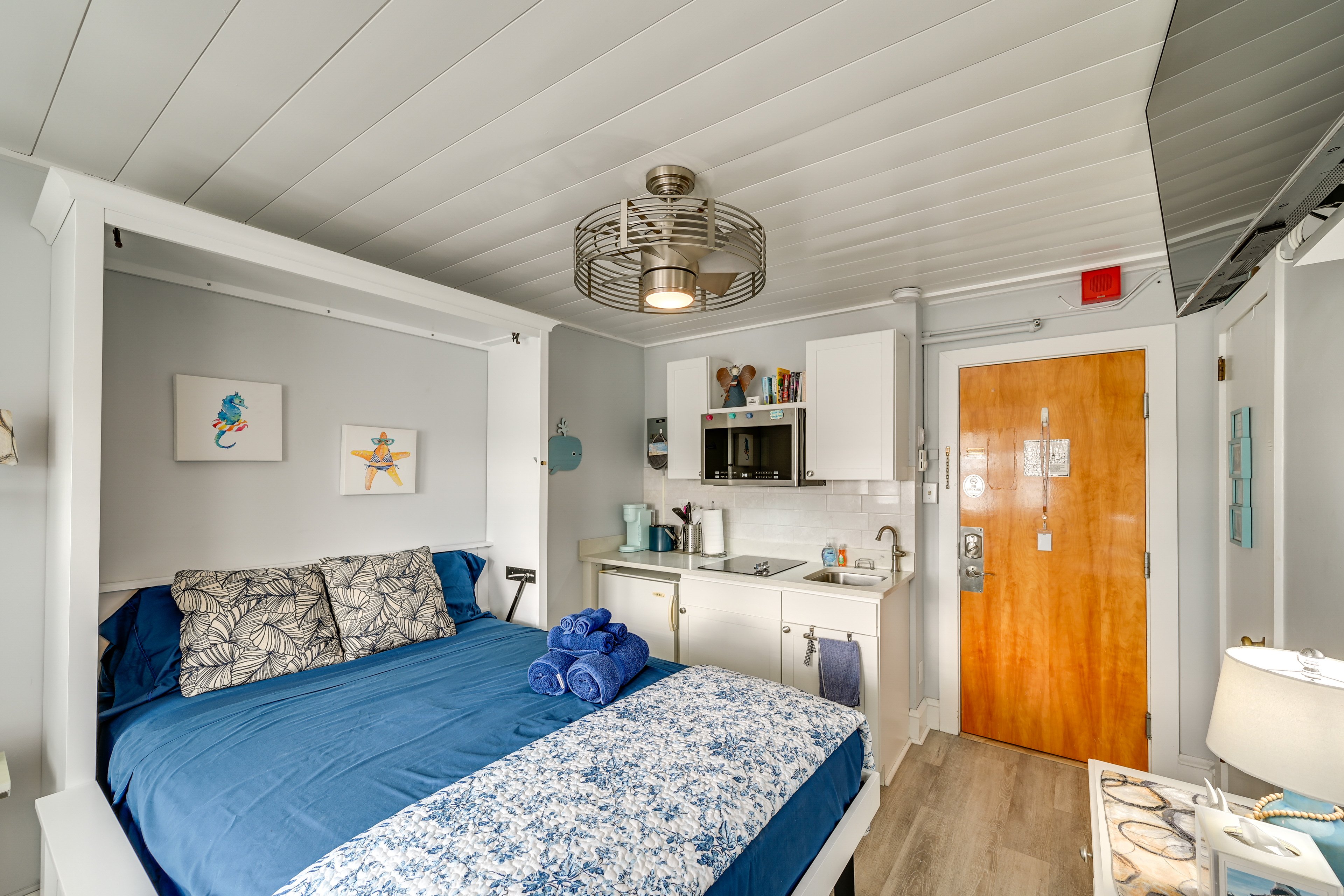 Unit 1 | Studio Interior | Full Murphy Bed