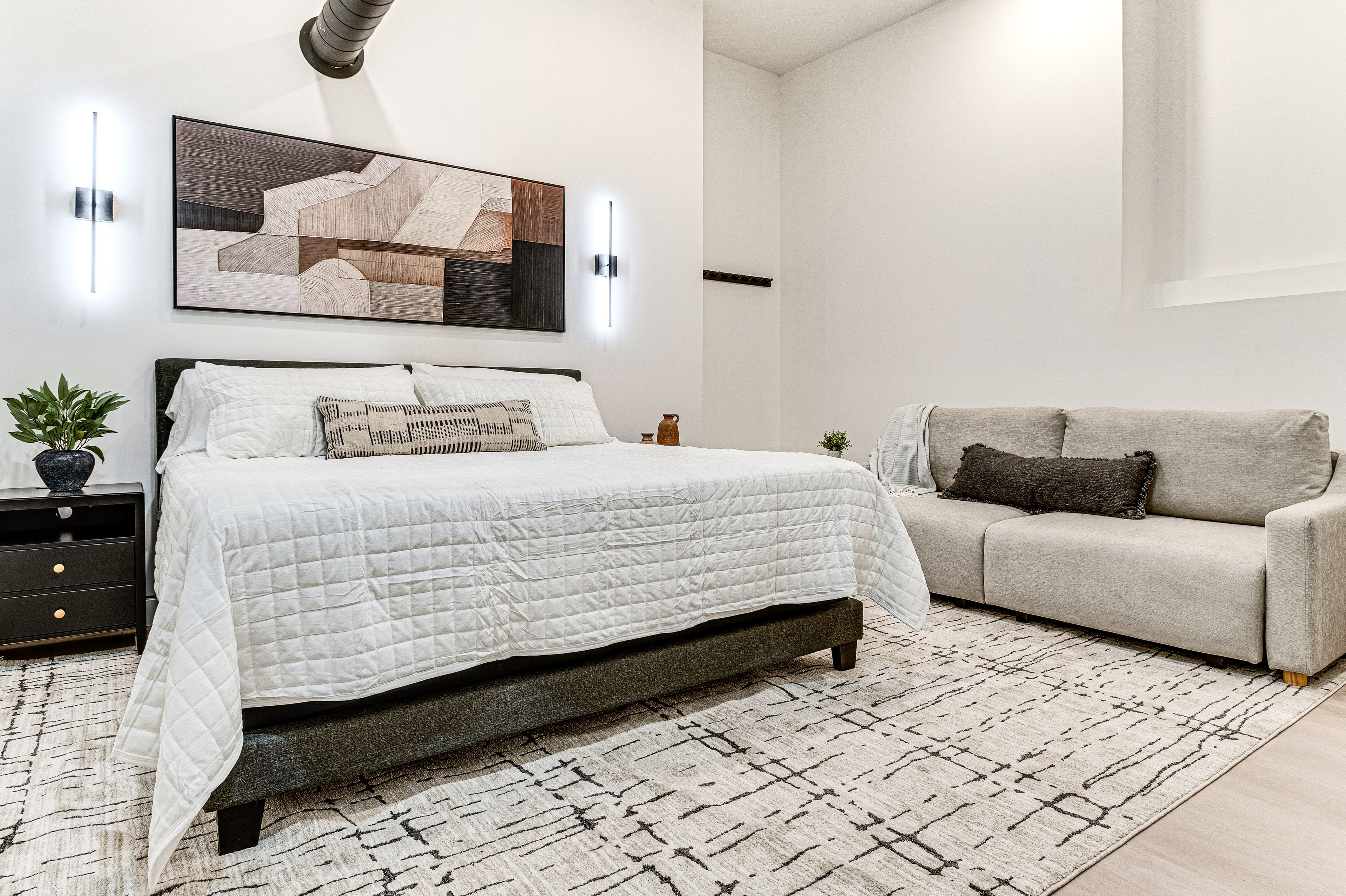 Bedroom 1 | King Bed | Full Sleeper Sofa