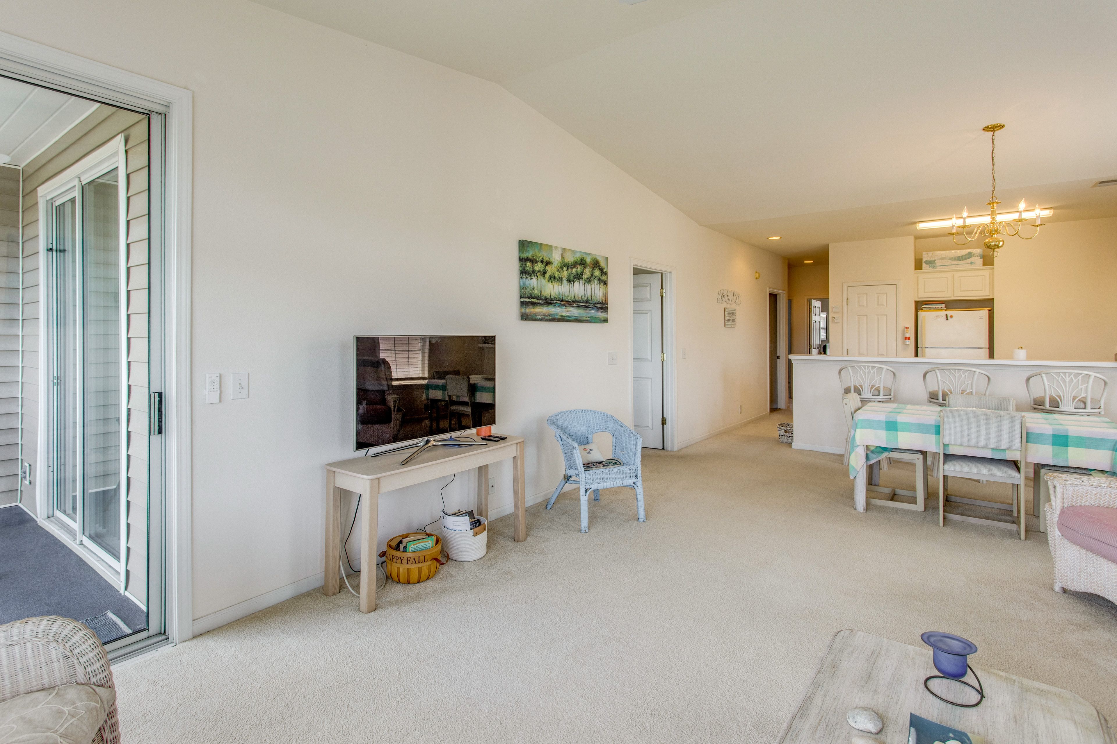Living Room | Smart TV | Private Balcony | 3rd-Floor Condo
