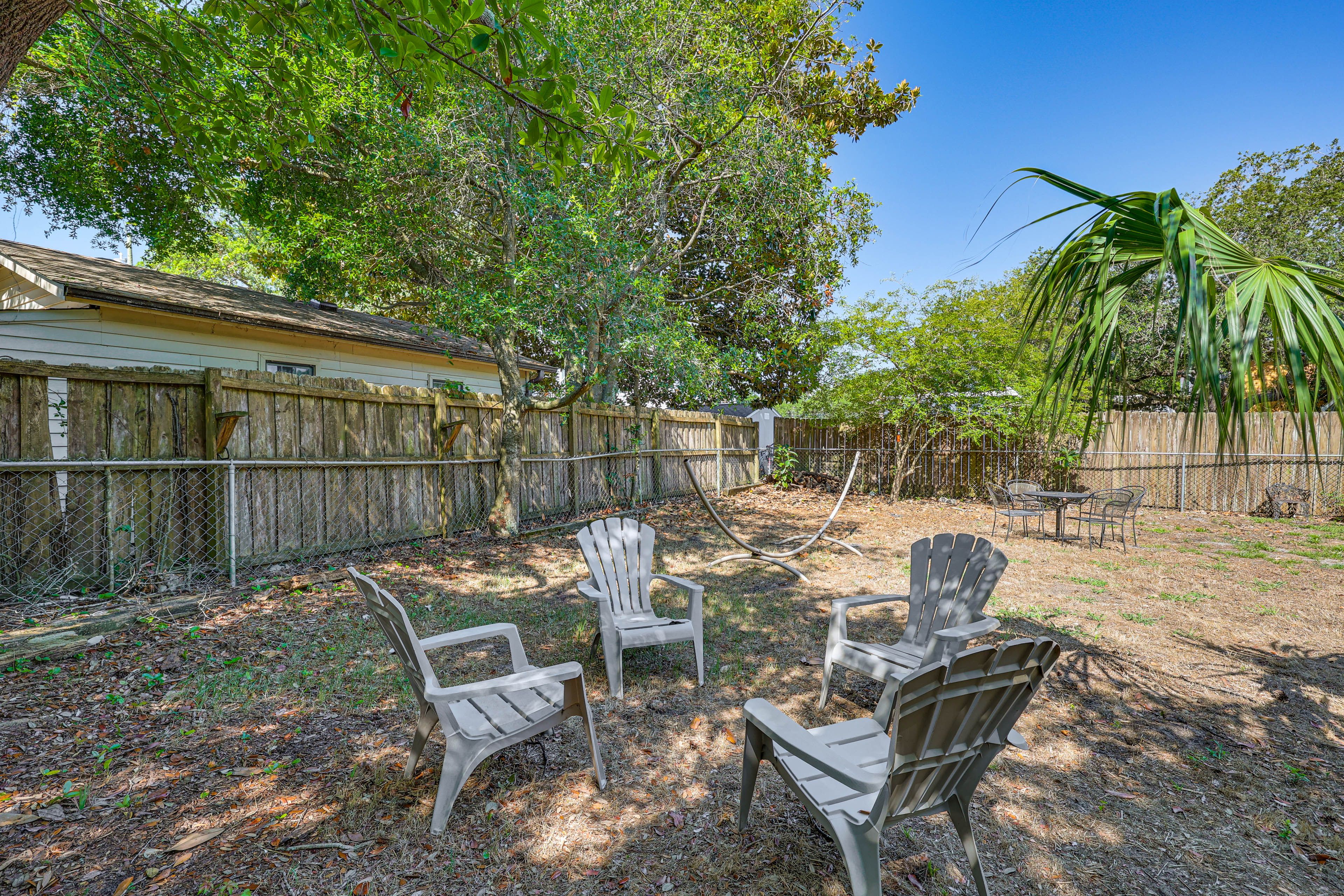 Private Backyard Area