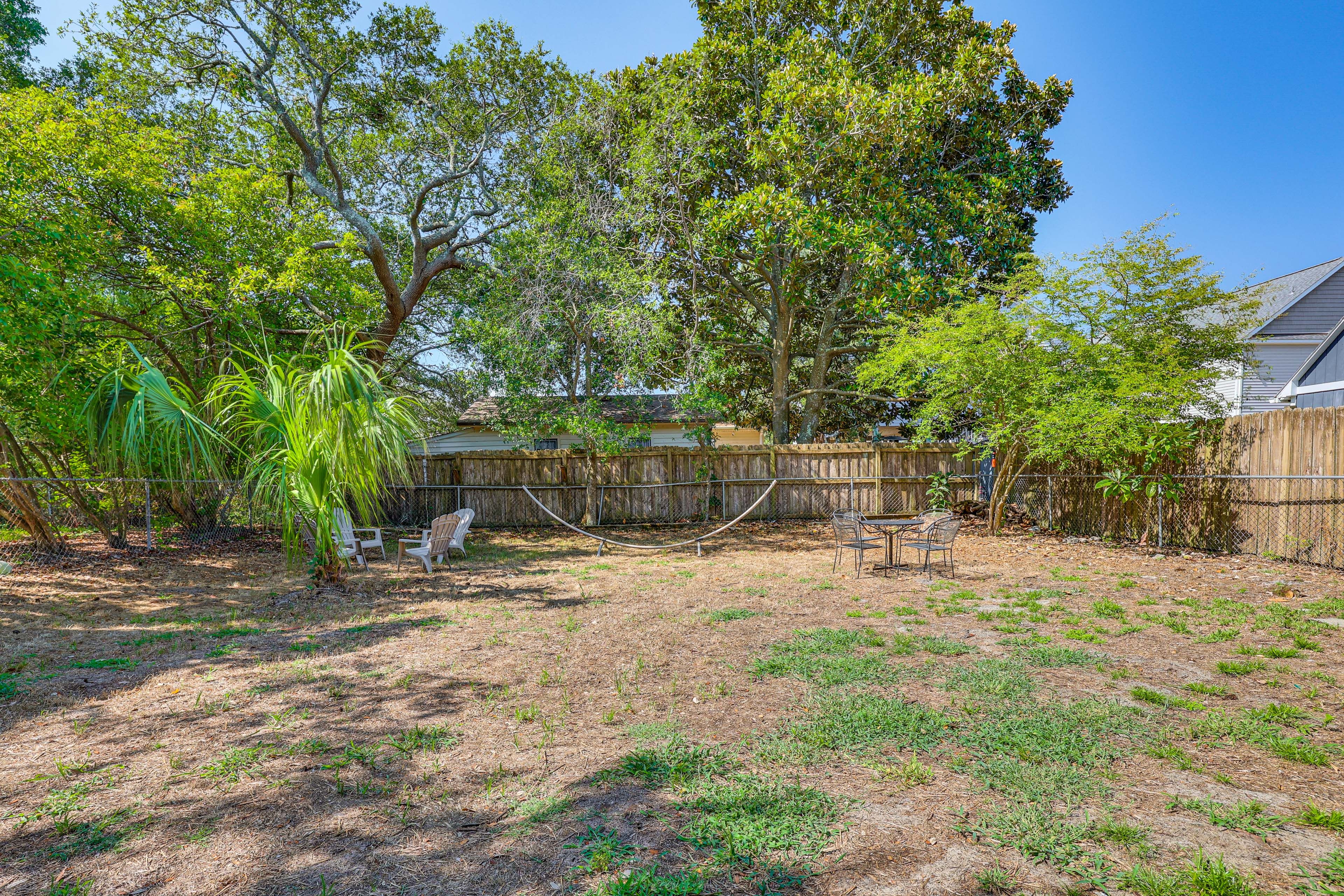 Private Backyard Area