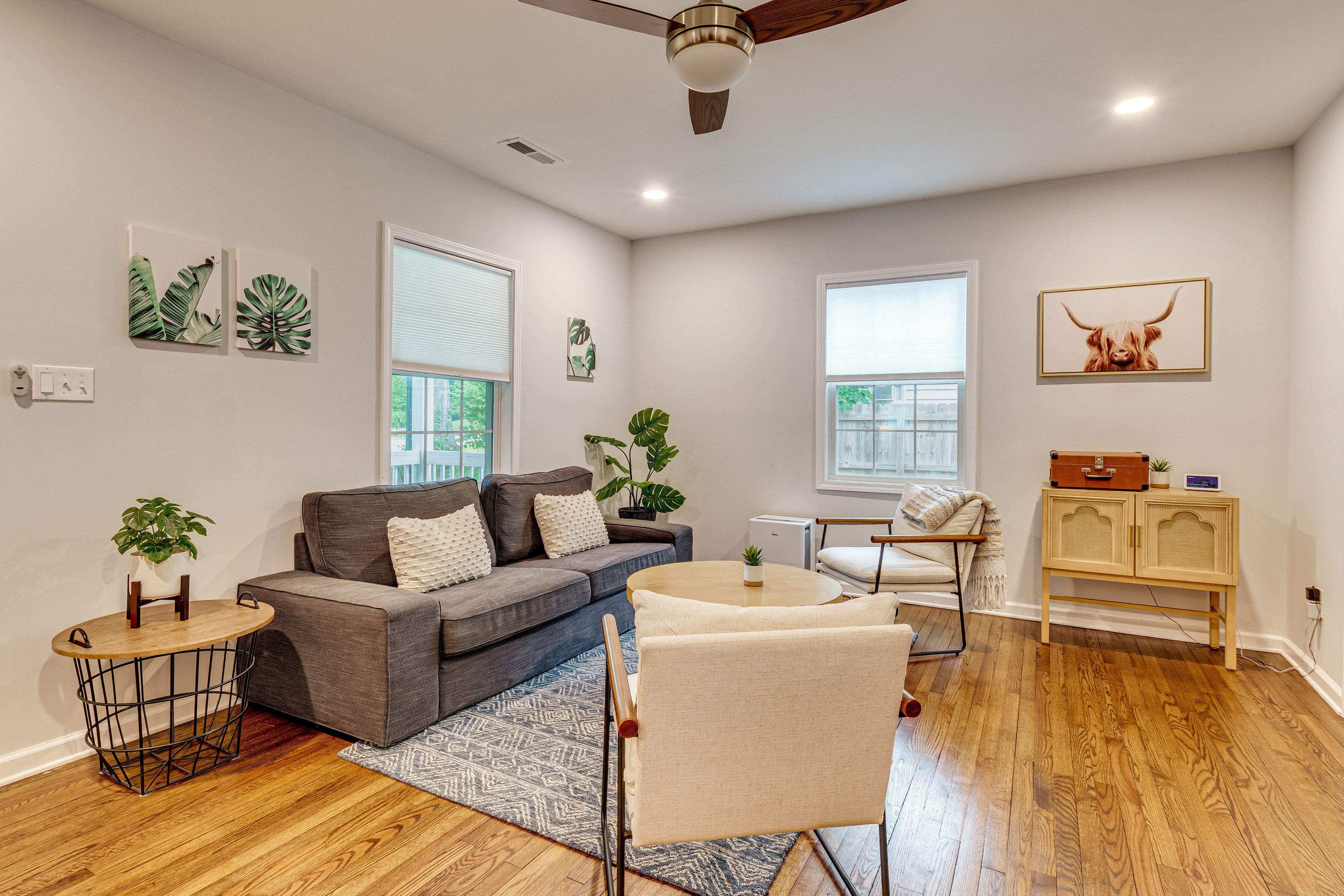 Durham Vacation Rental | 2BR | 1BA | 1,022 Sq Ft