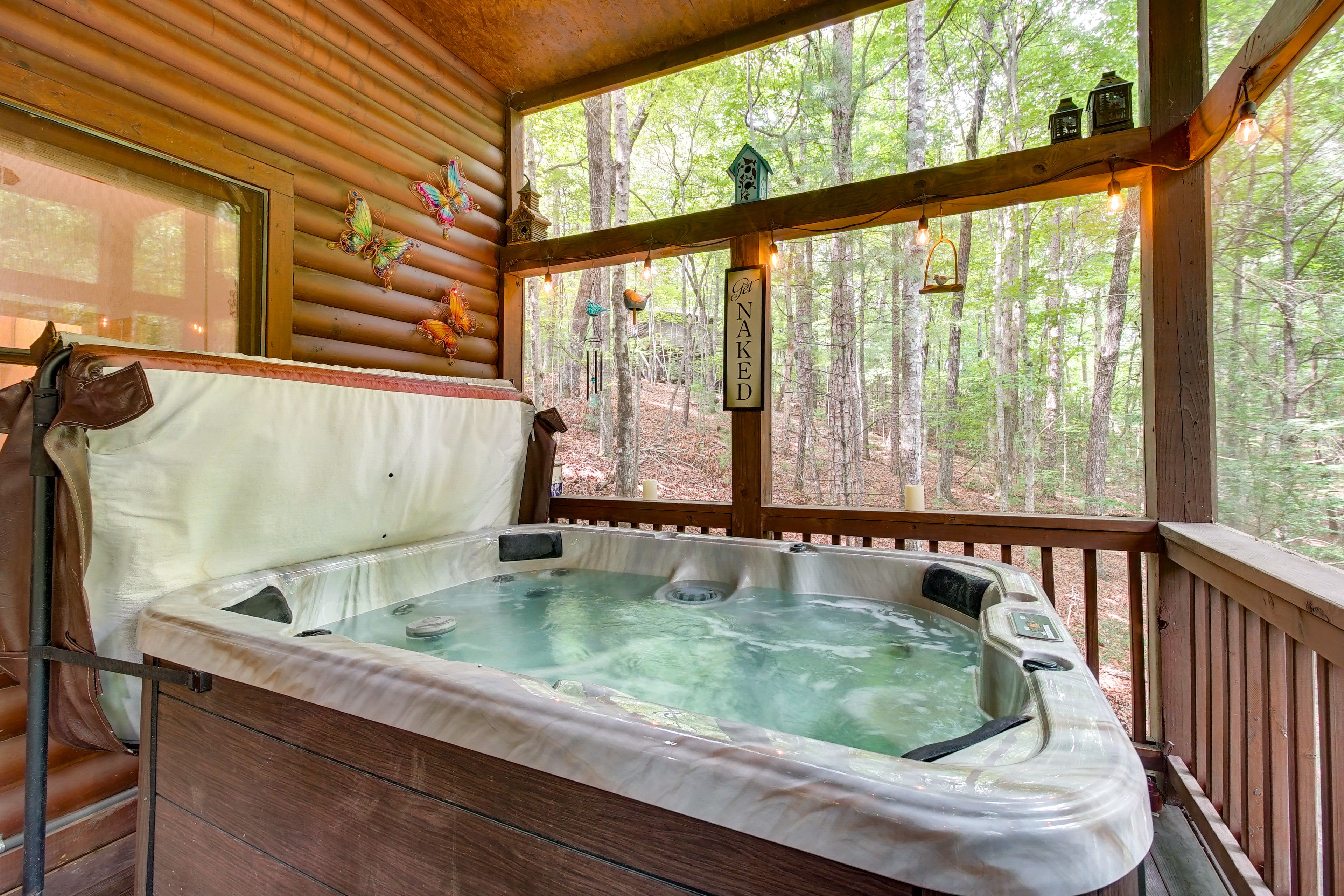 Screened Porch | Hot Tub | Dining Areas | Grill