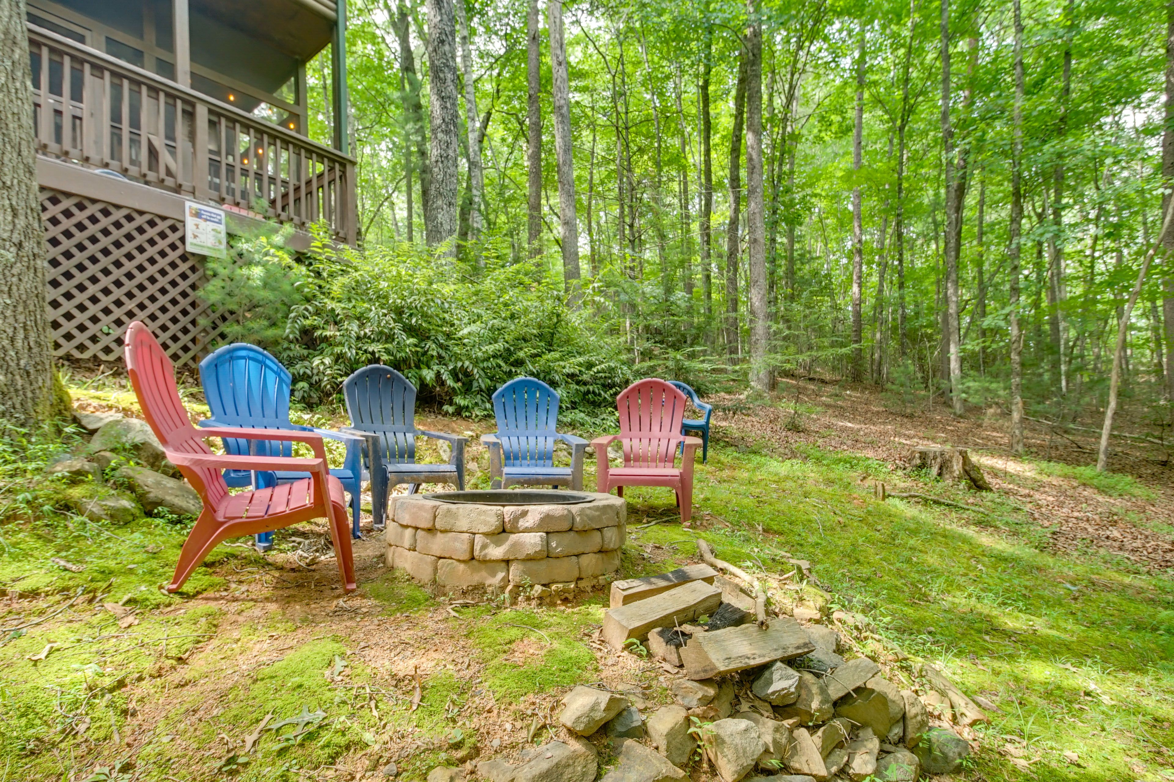 Fire Pit | Wooded Views