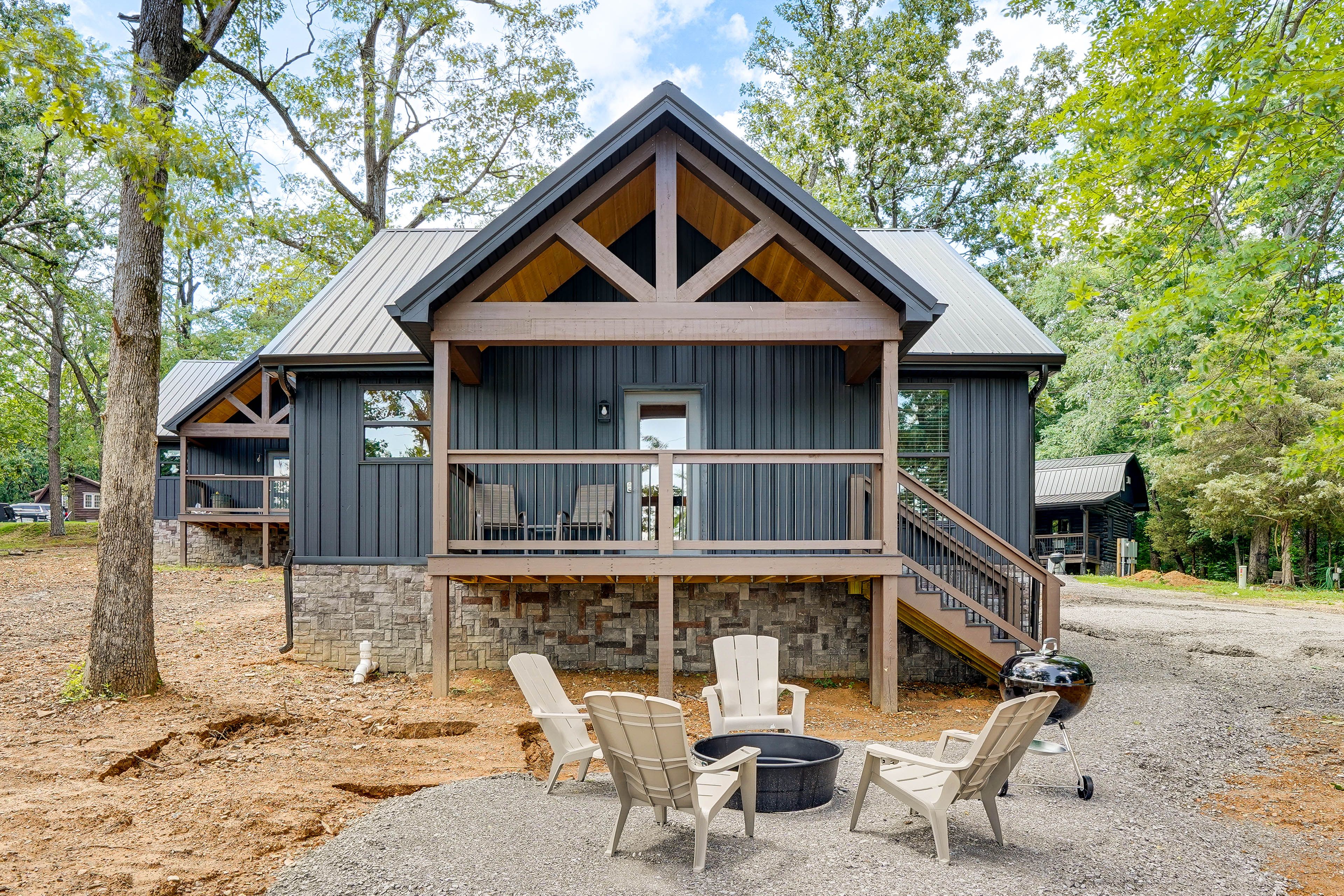Exterior | Fire Pit w/ Seating | Grill
