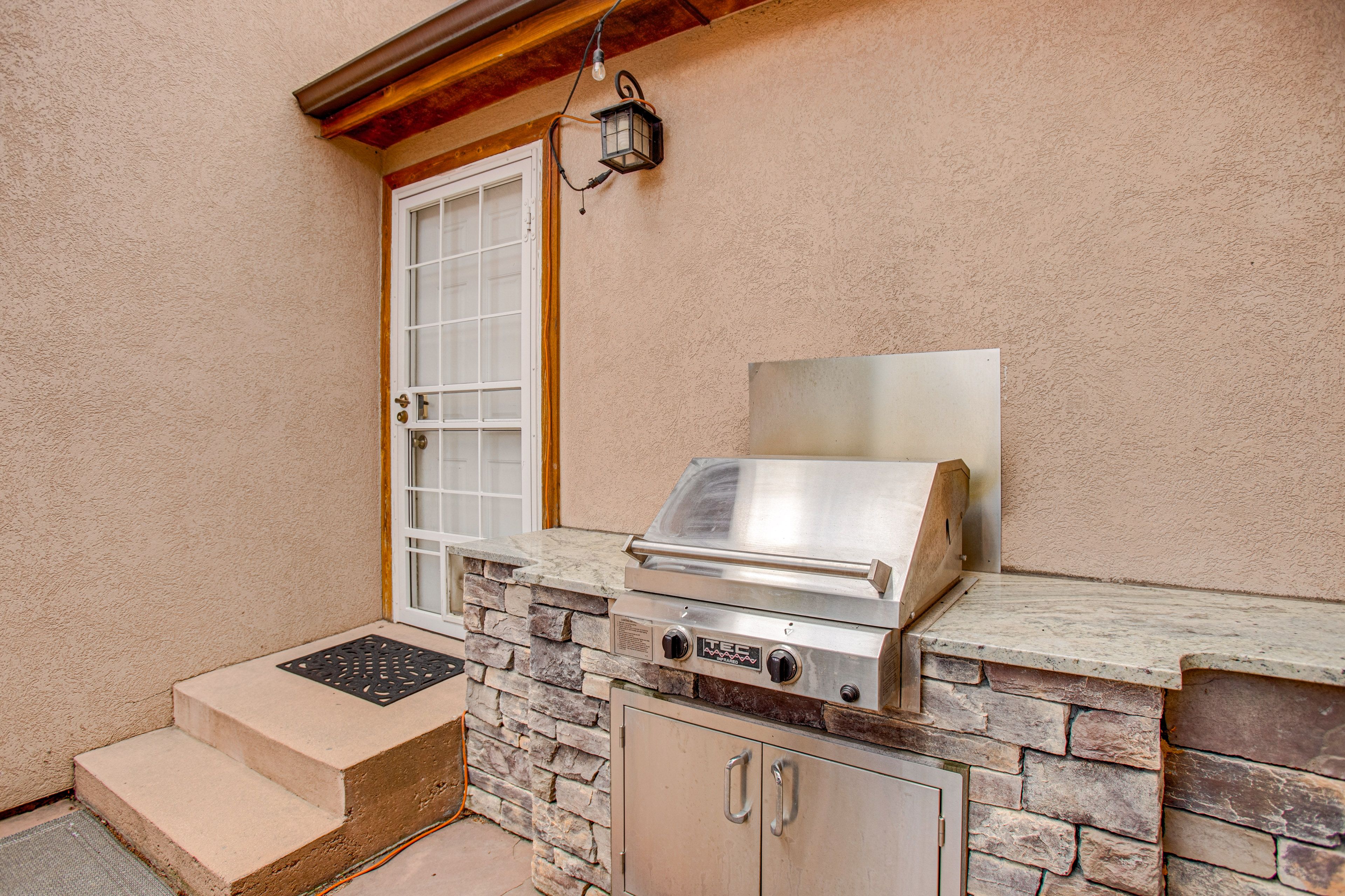 Private Patio | Grill | Dining Area