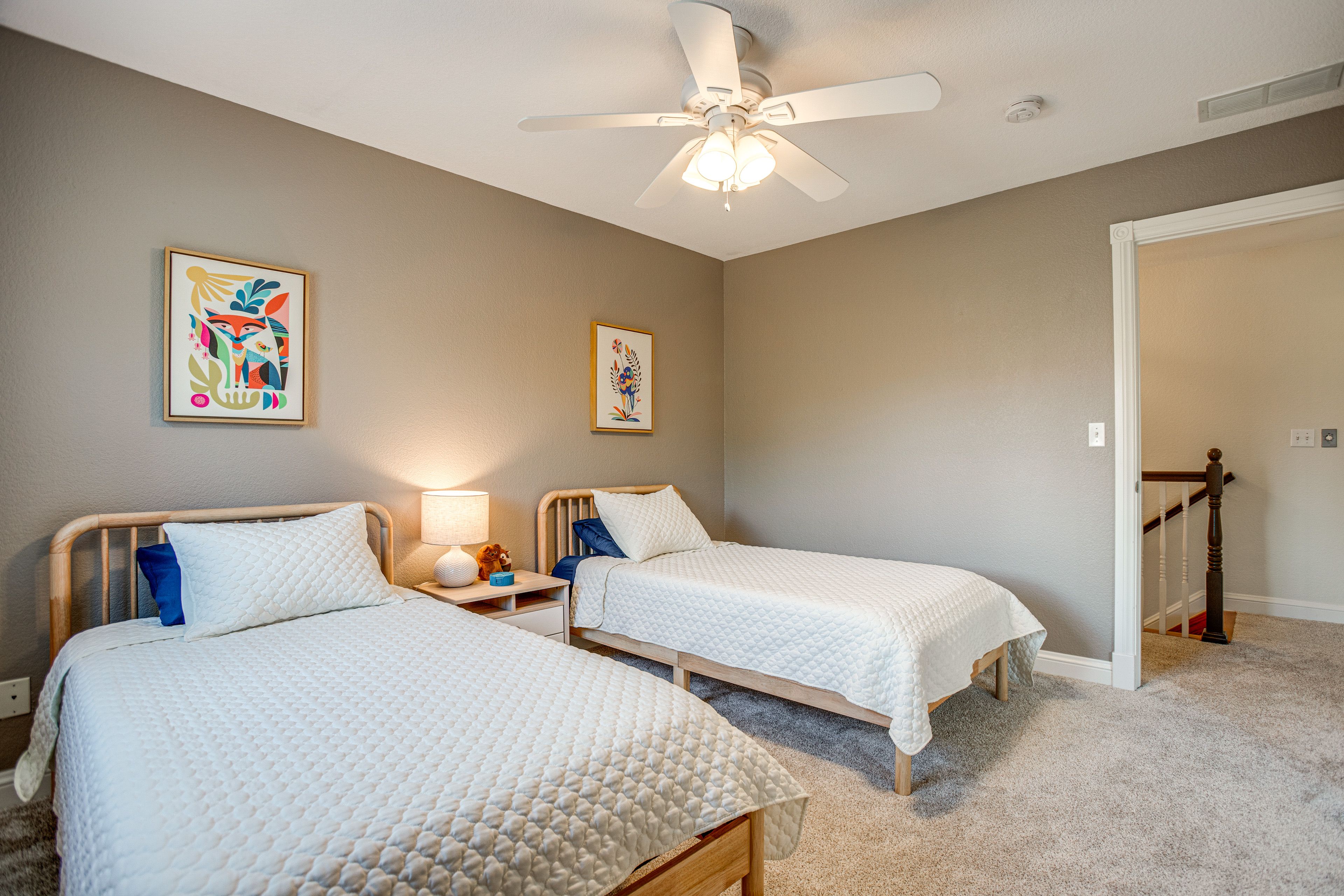 Bedroom 2 | 2 Twin Beds | 2nd Floor