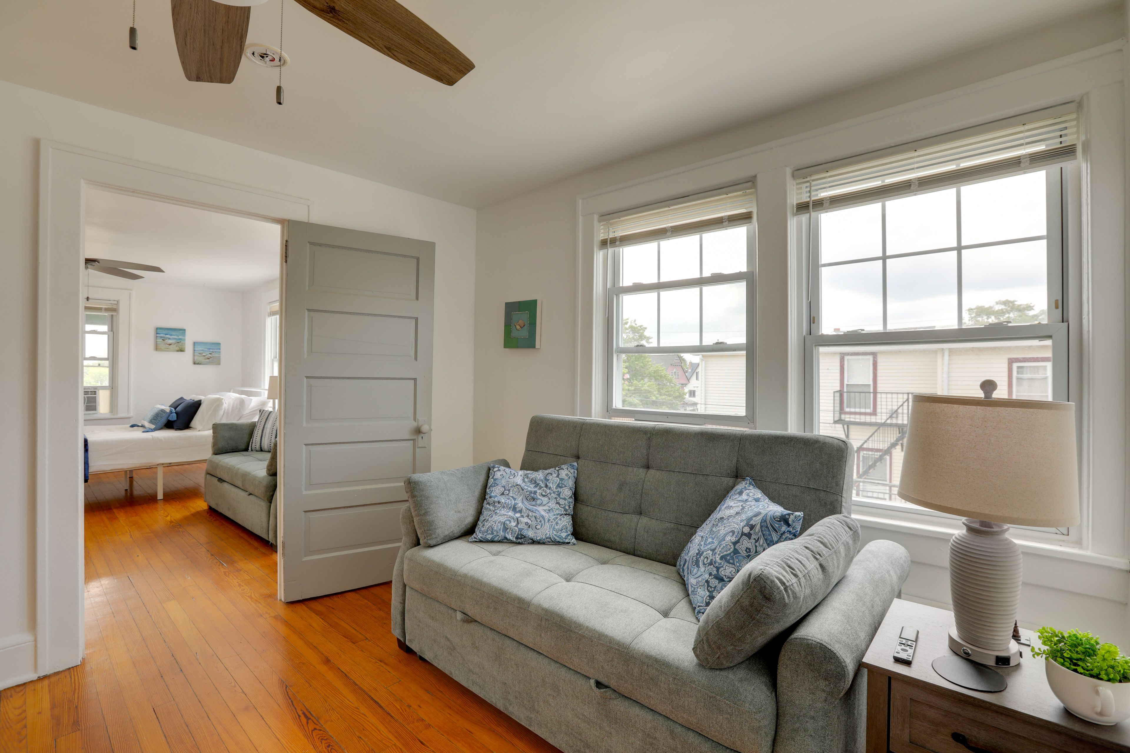 Living Area | Queen Sleeper Sofa | Dining Table