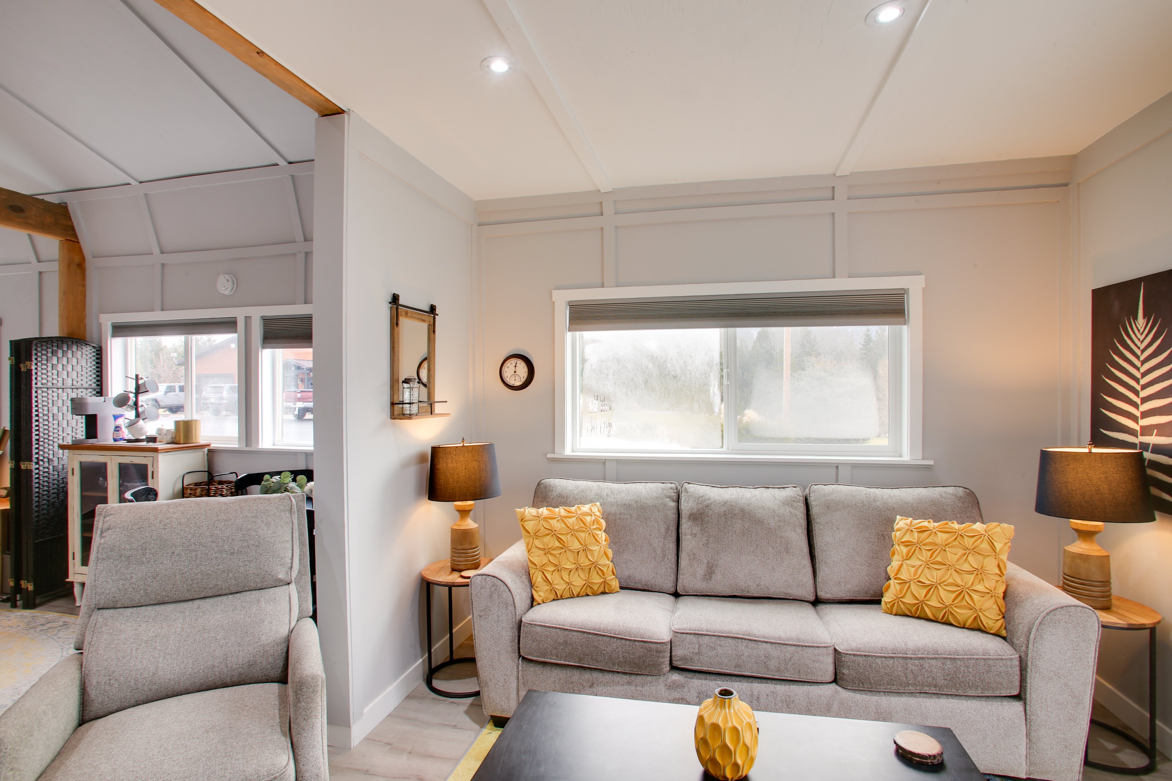Cabin 1 | Living Space | Queen Sleeper Sofa
