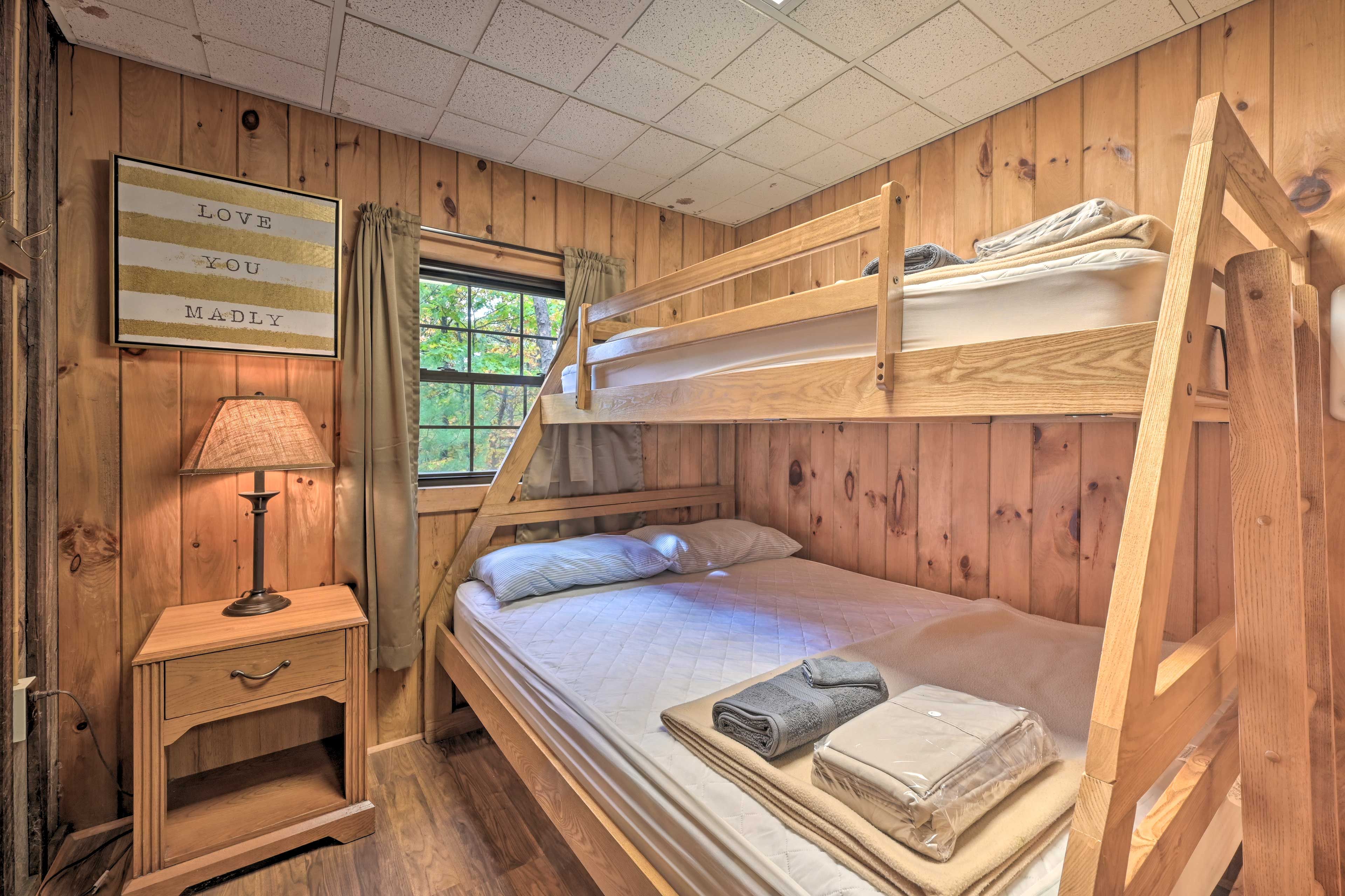 Bedroom 2 (Accessible via Bedroom 1) | Twin/Full Bunk Bed