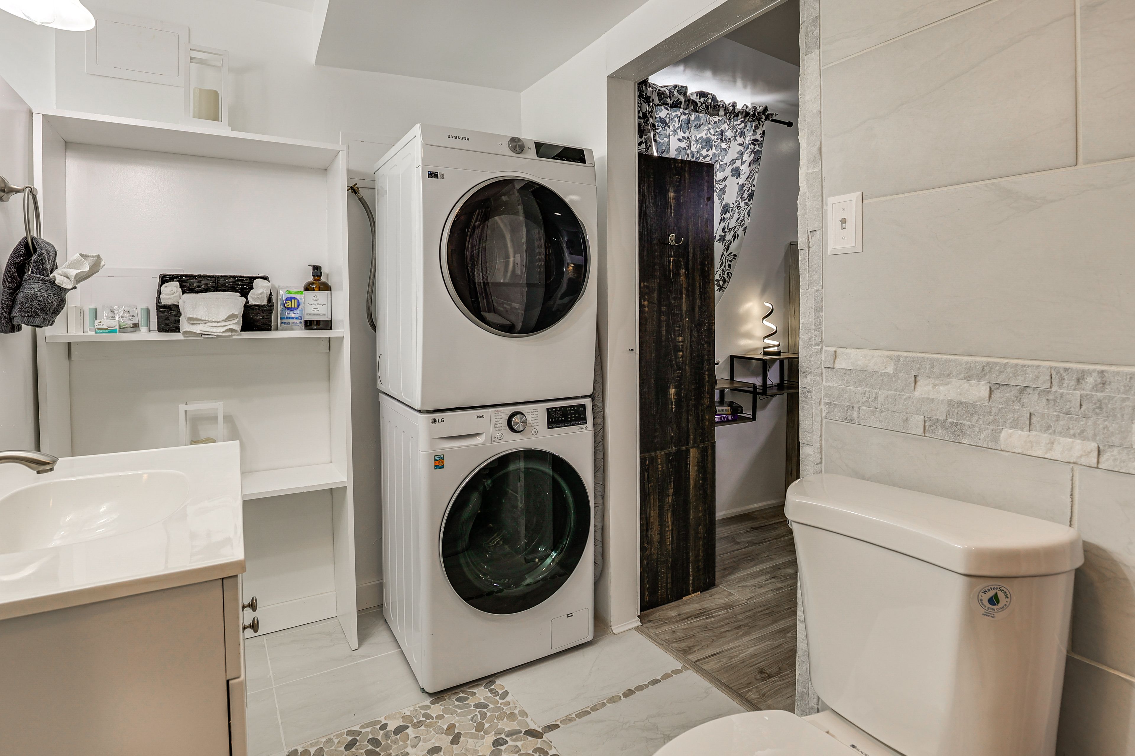 Full Bathroom | Washer & Dryer | Lower Level