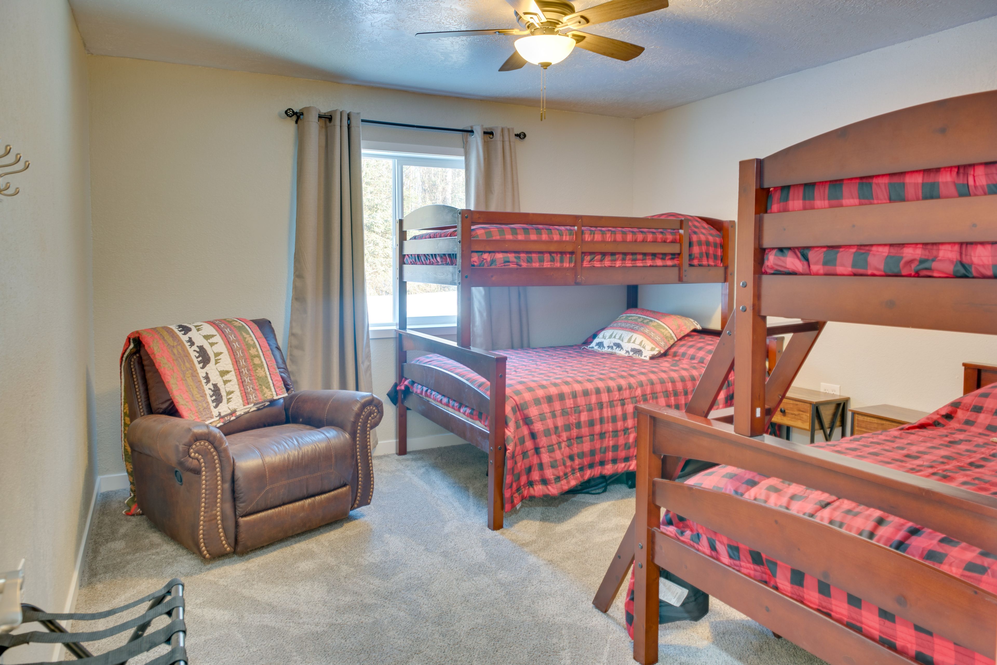 Bedroom 2 | Unit 1 | 2 Twin/Full Bunk Beds