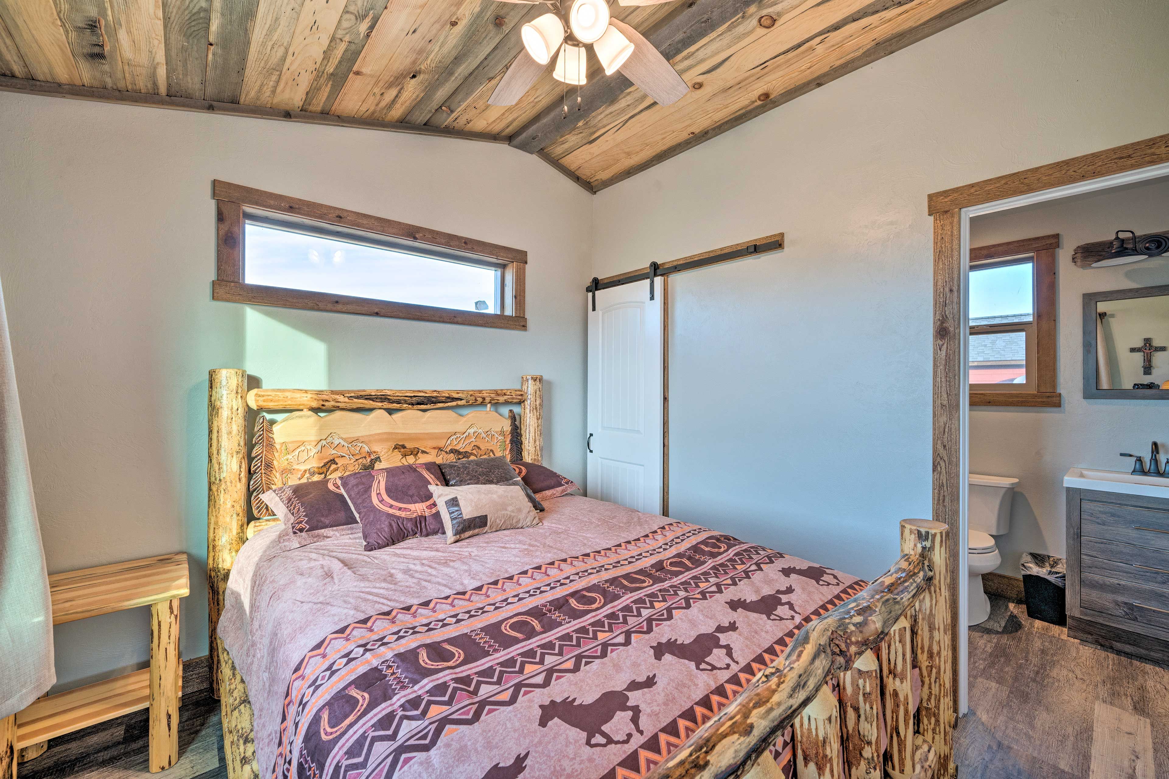 Cowboy Cabin | Bedroom 4 | Queen Bed