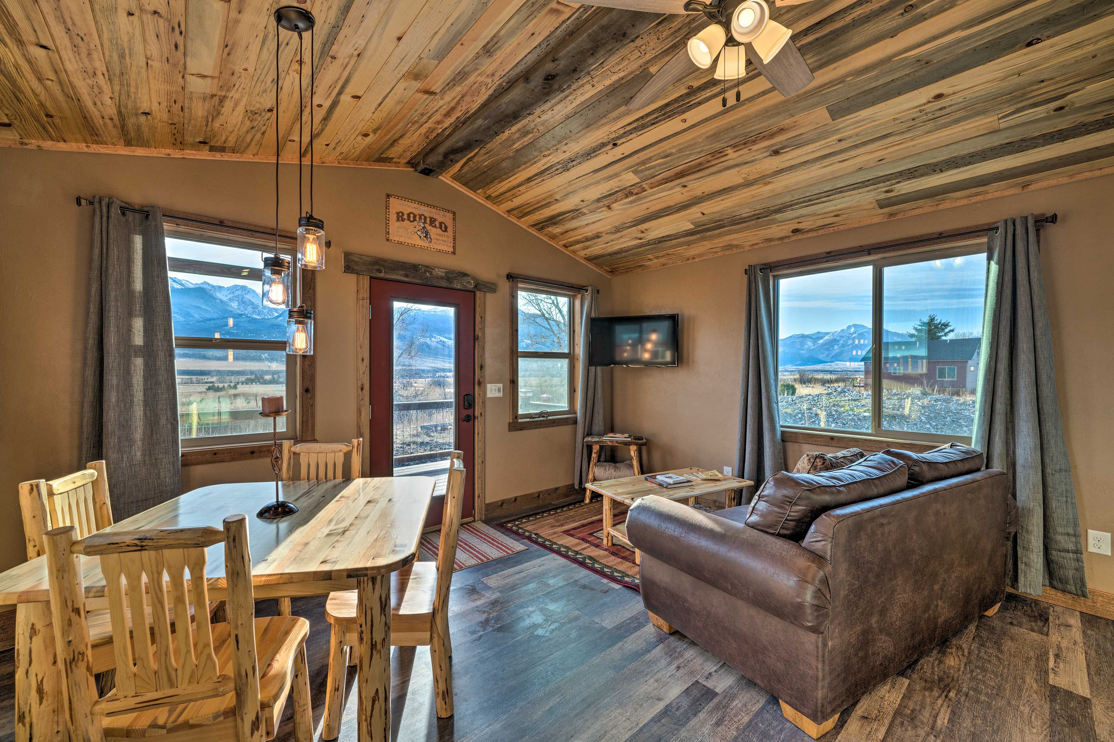 Cowboy Cabin | Living Area | Sleeper Sofa