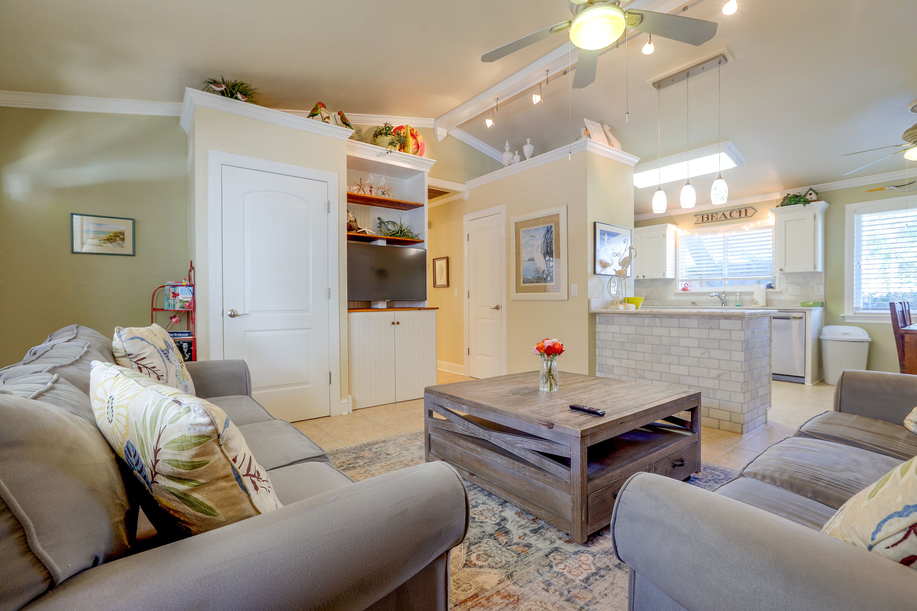 New Smyrna Beach Vacation Rental | 3BR | 2BA | 1,500 Sq Ft | 1 Step for Access
